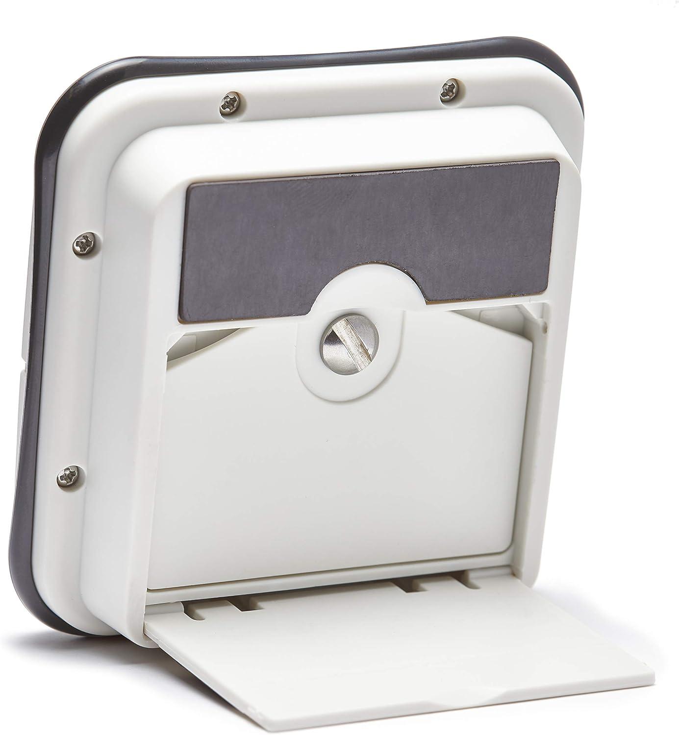 CDN White ABS Plastic Waterproof Digital Timer - 3"L x 3"W