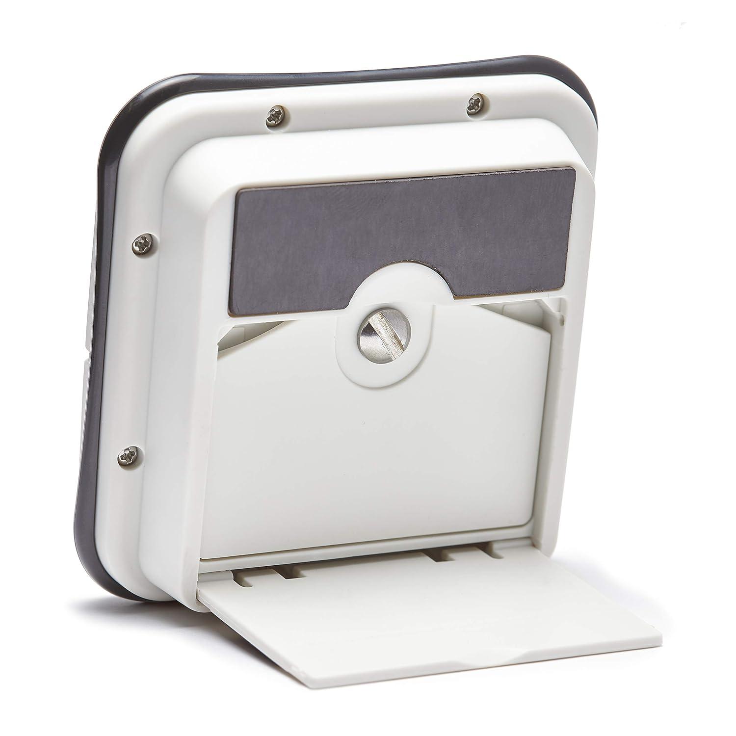 CDN White ABS Plastic Waterproof Digital Timer - 3"L x 3"W