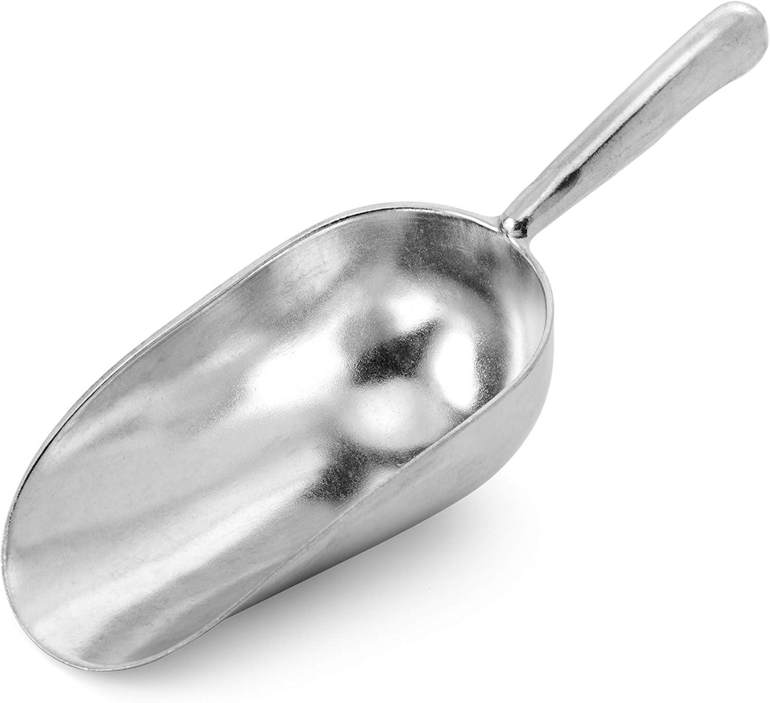 Houdini Silver Double-Cast Aluminum Ice Scoop