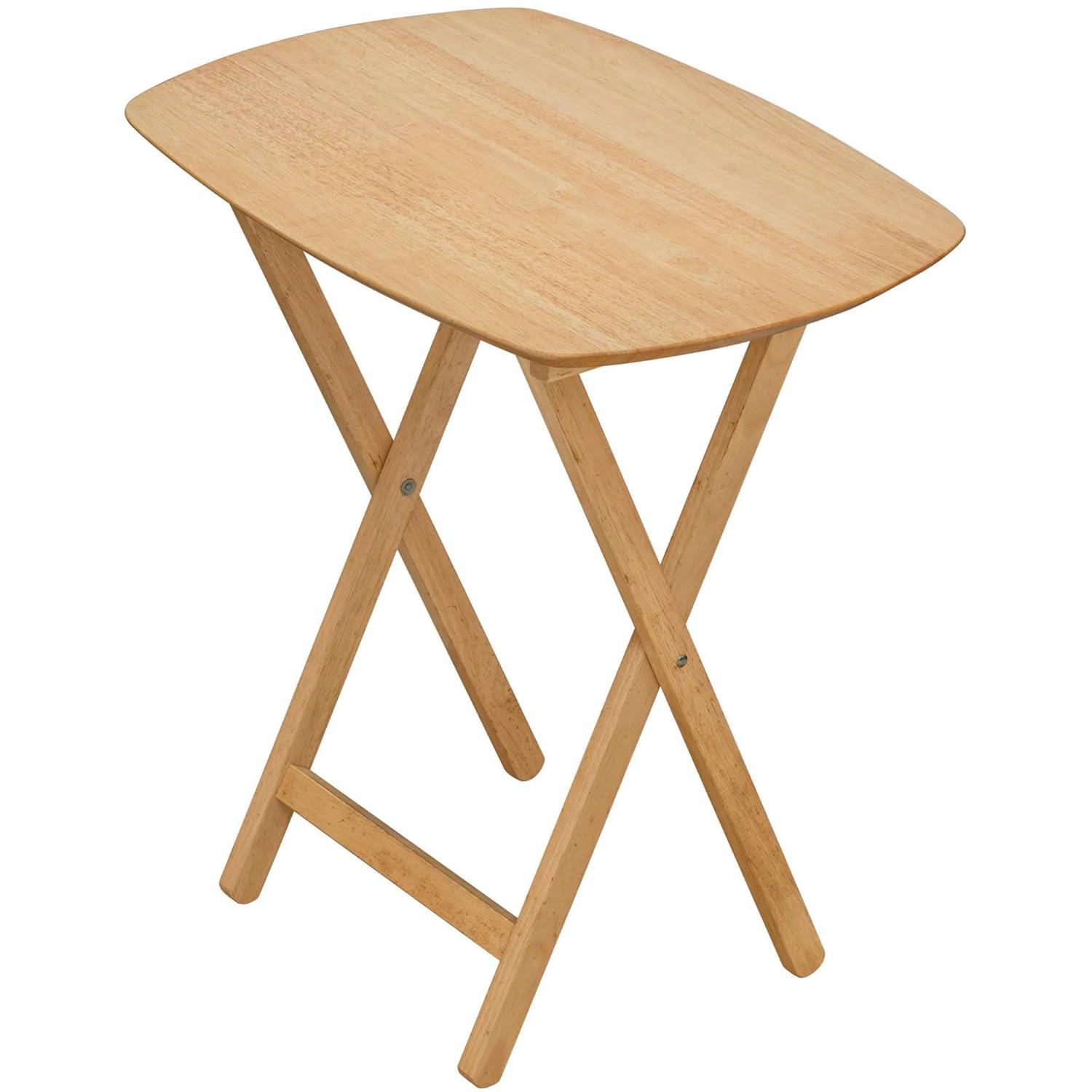 eHemco Wood Oversized Foldable TV Tray Table for Eating/2
