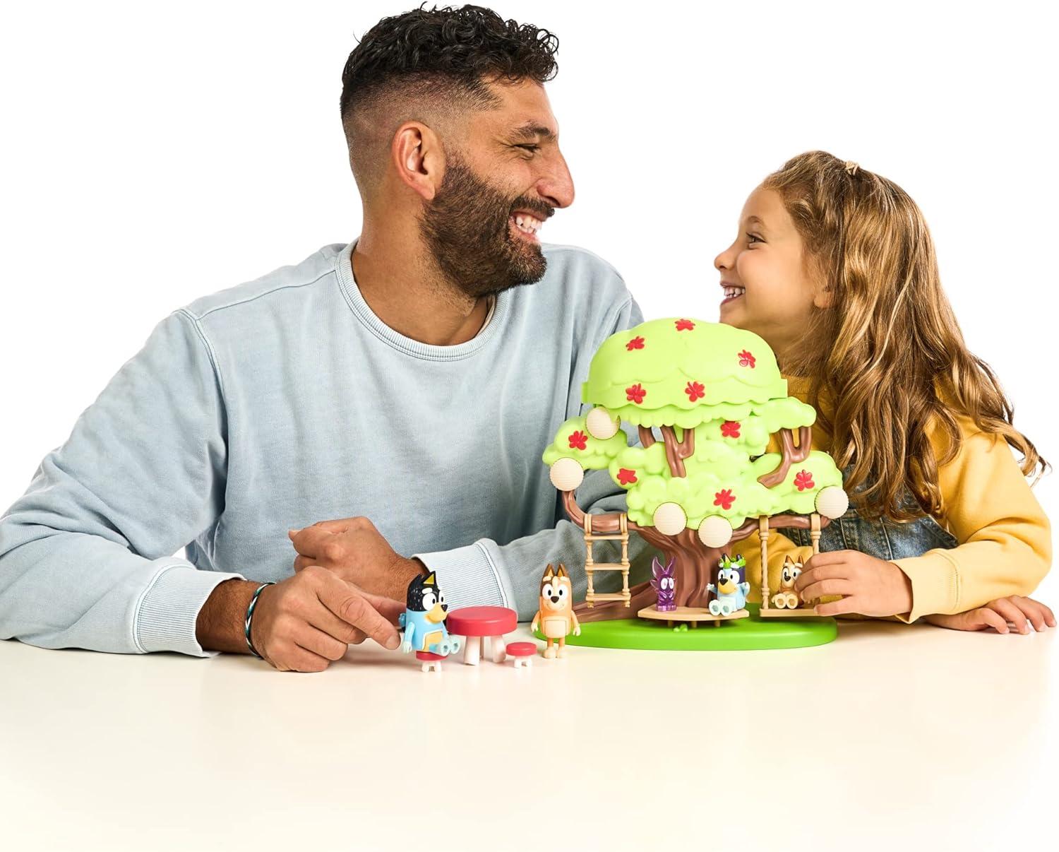 Bluey Tree Playset Flower Crown Bluey, Fairy Figures, and Accessories Preschool Ages 3+