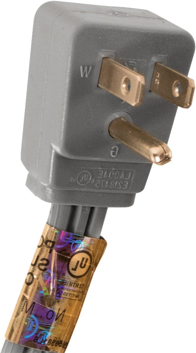 Certified Appliance Accessories® 15-Amp Grounded Appliance Extension Cord, 12ft in Gray, Size: 12 Ft.
