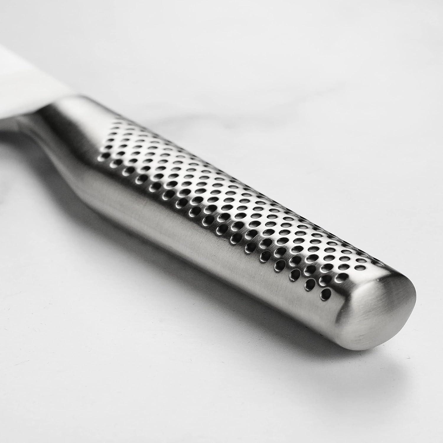 Global 8" Stainless Steel Chef's Knife with Ergonomic Handle