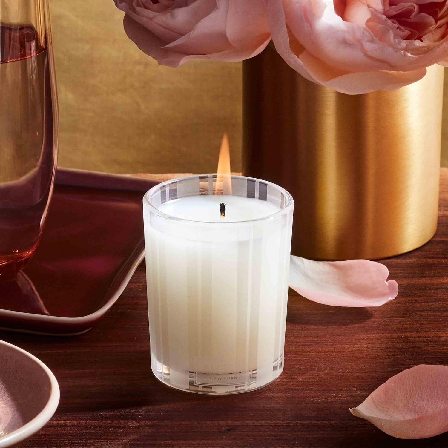 Rose Noir & Oud Black Votive Scented Candle 2 oz