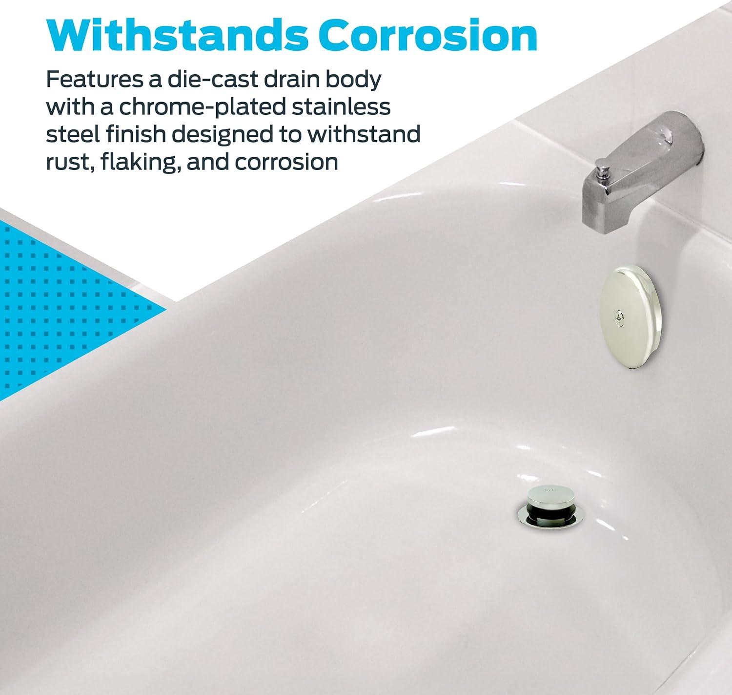 Eastman 35228 Sch. 40 One Hole Bath Waste with Test Kit