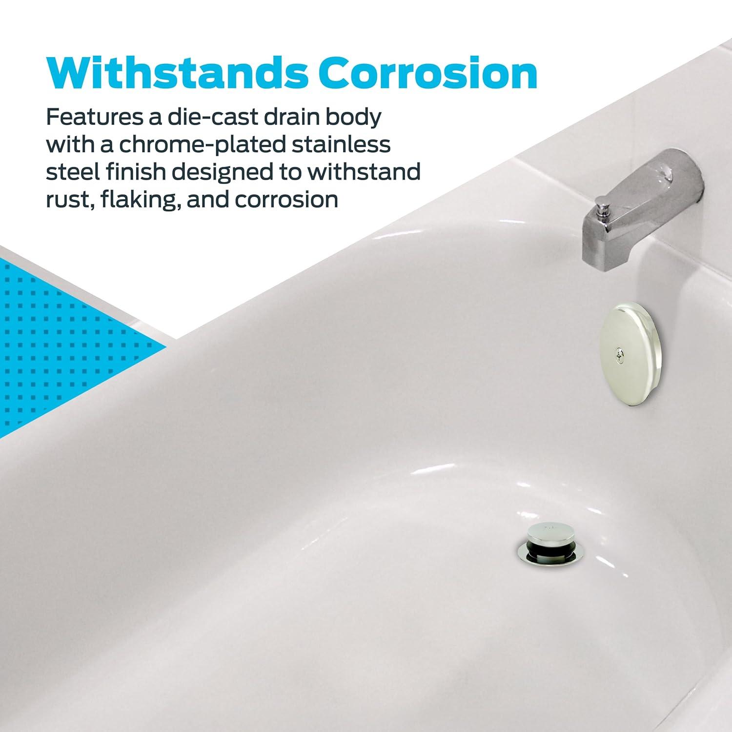 Eastman 35228 Sch. 40 One Hole Bath Waste with Test Kit