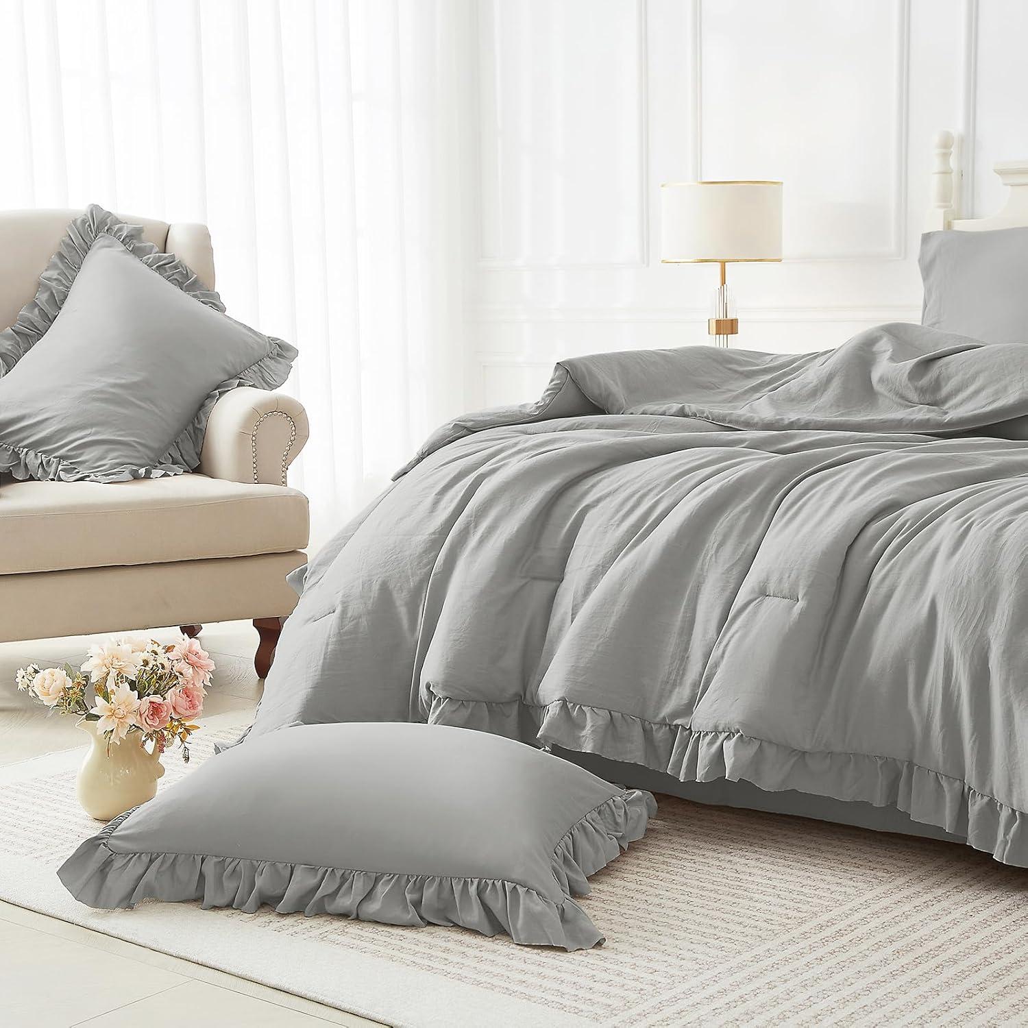 Lush Decor Reyna Microfiber 3 Piece Comforter Set