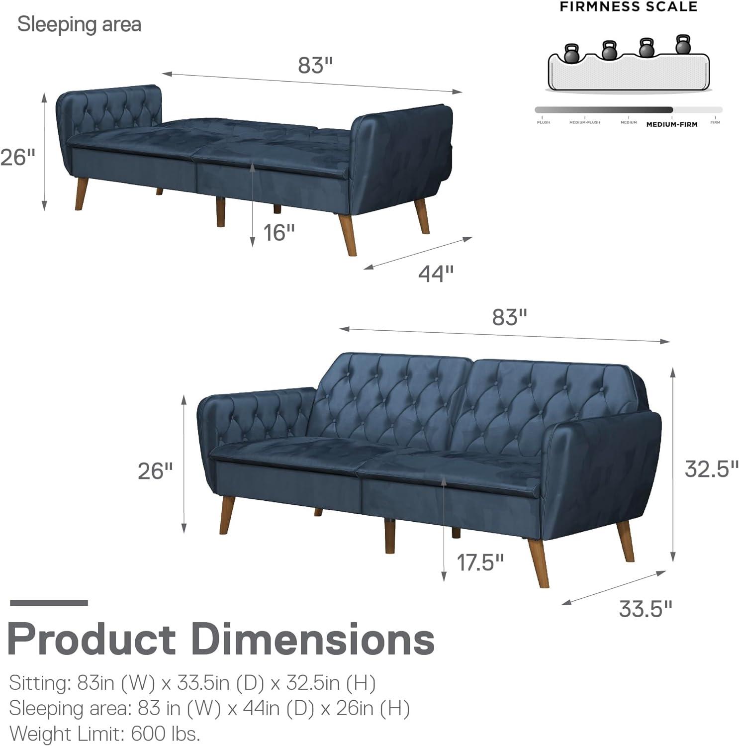 Tallulah Memory Foam Futon