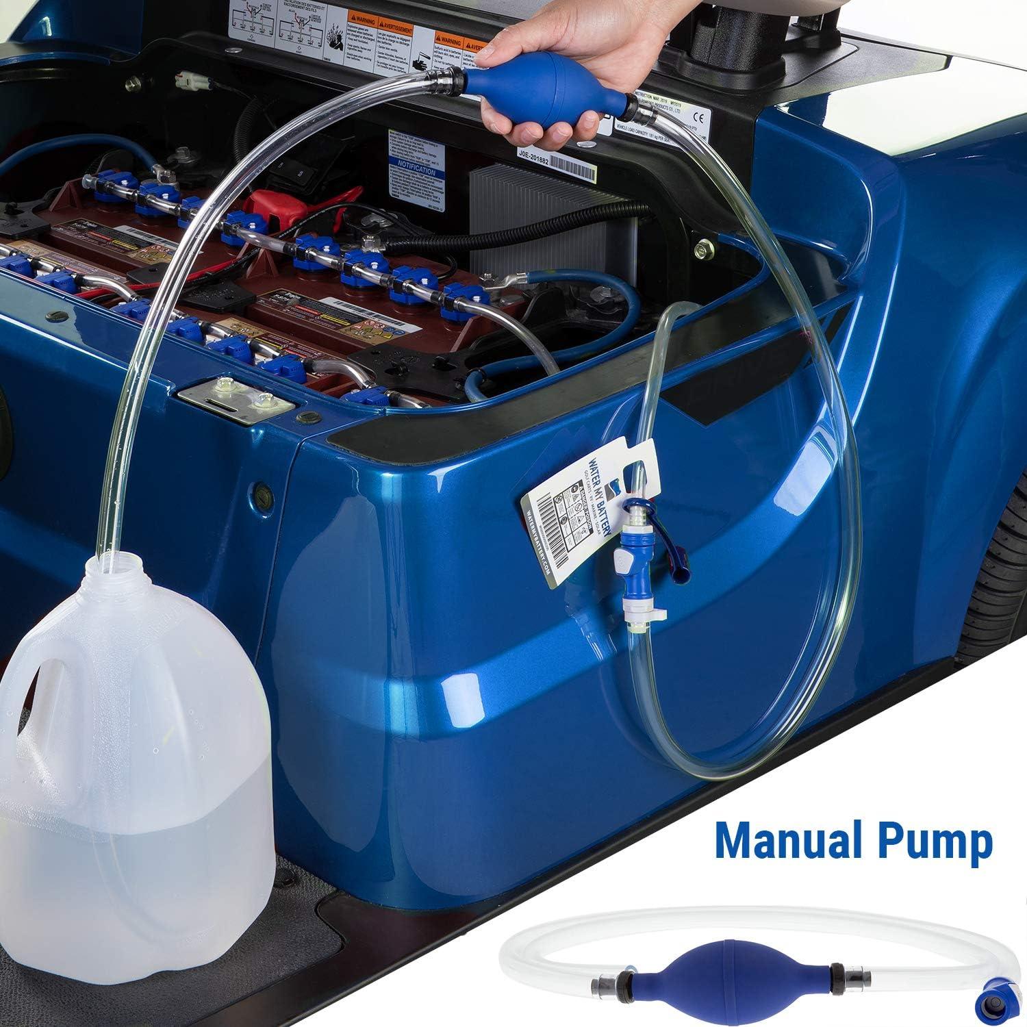 Manual Pump for Battery Watering System | Water My Battery | Golf Cart Battery Watering System Pump