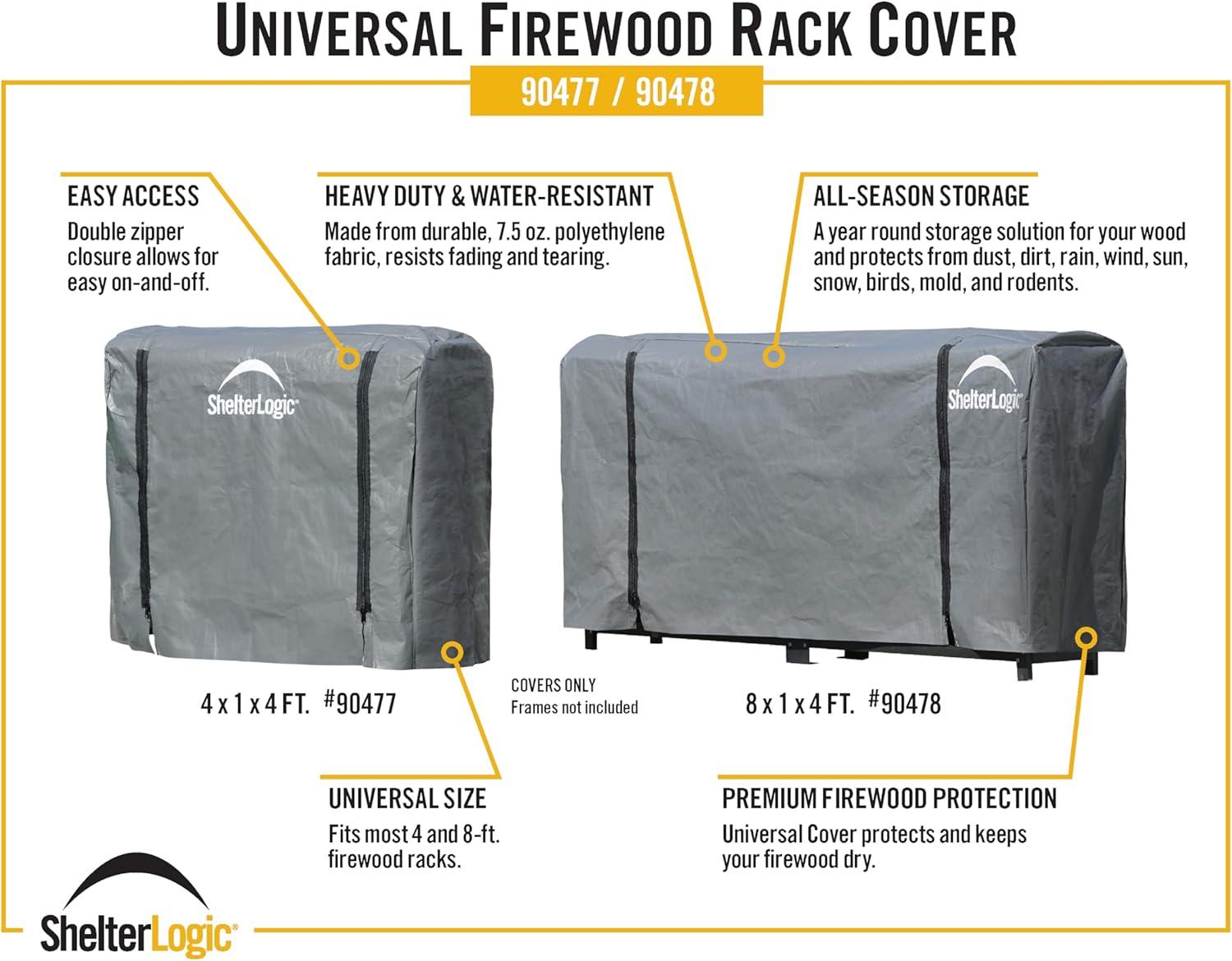 Firewood Rack Full Length Cover