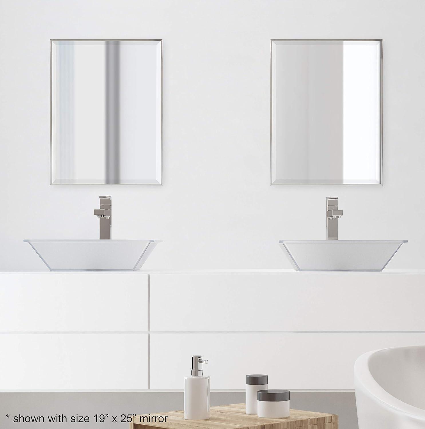 Rhodes Rectangle Wall Mirror - Kate & Laurel All Things Decor