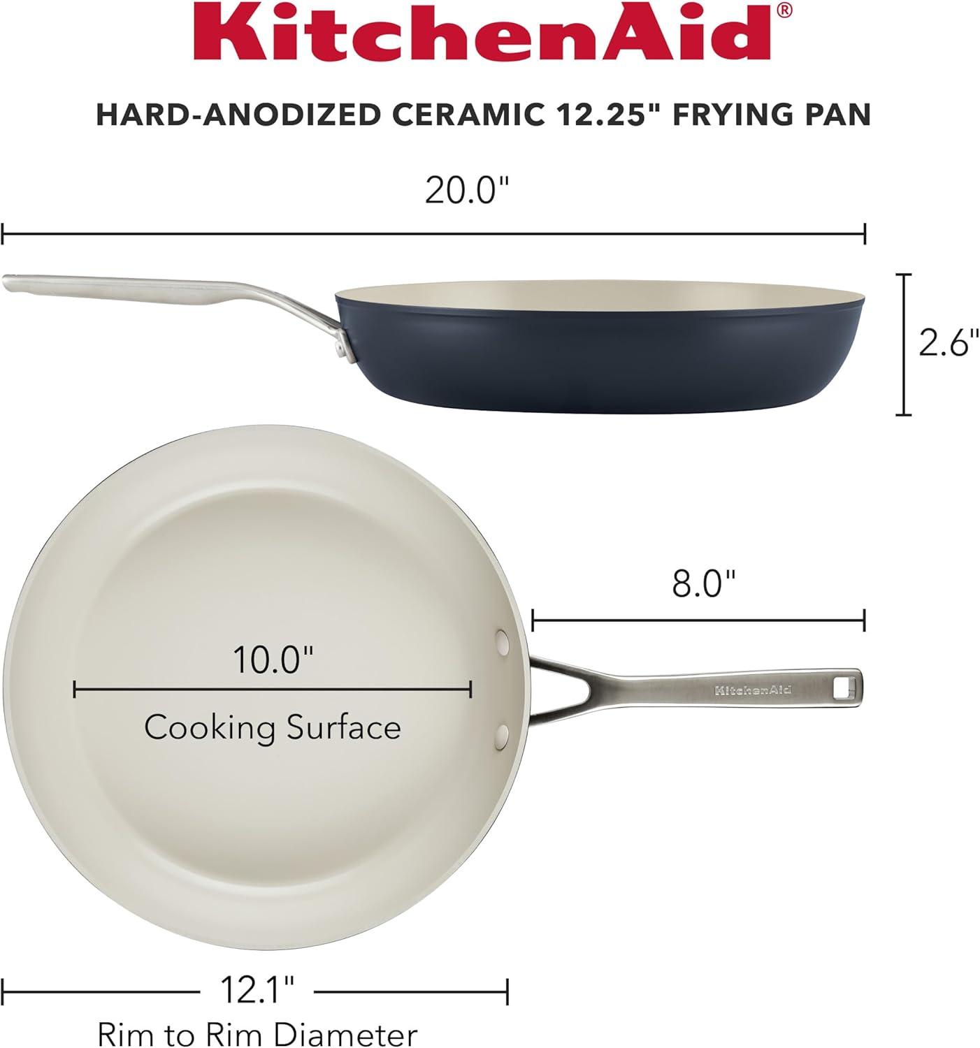 KitchenAid Hard Anodized Ceramic Nonstick Frying Pan / Skillet