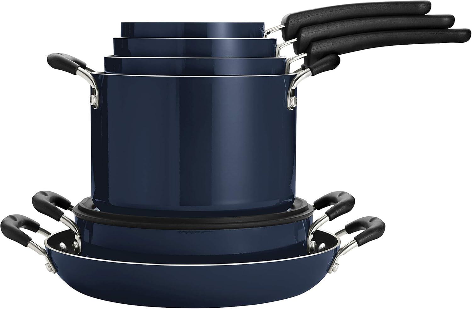 Tramontina Tramontina Aluminum Non Stick 11 Pc Nesting Cookware Set