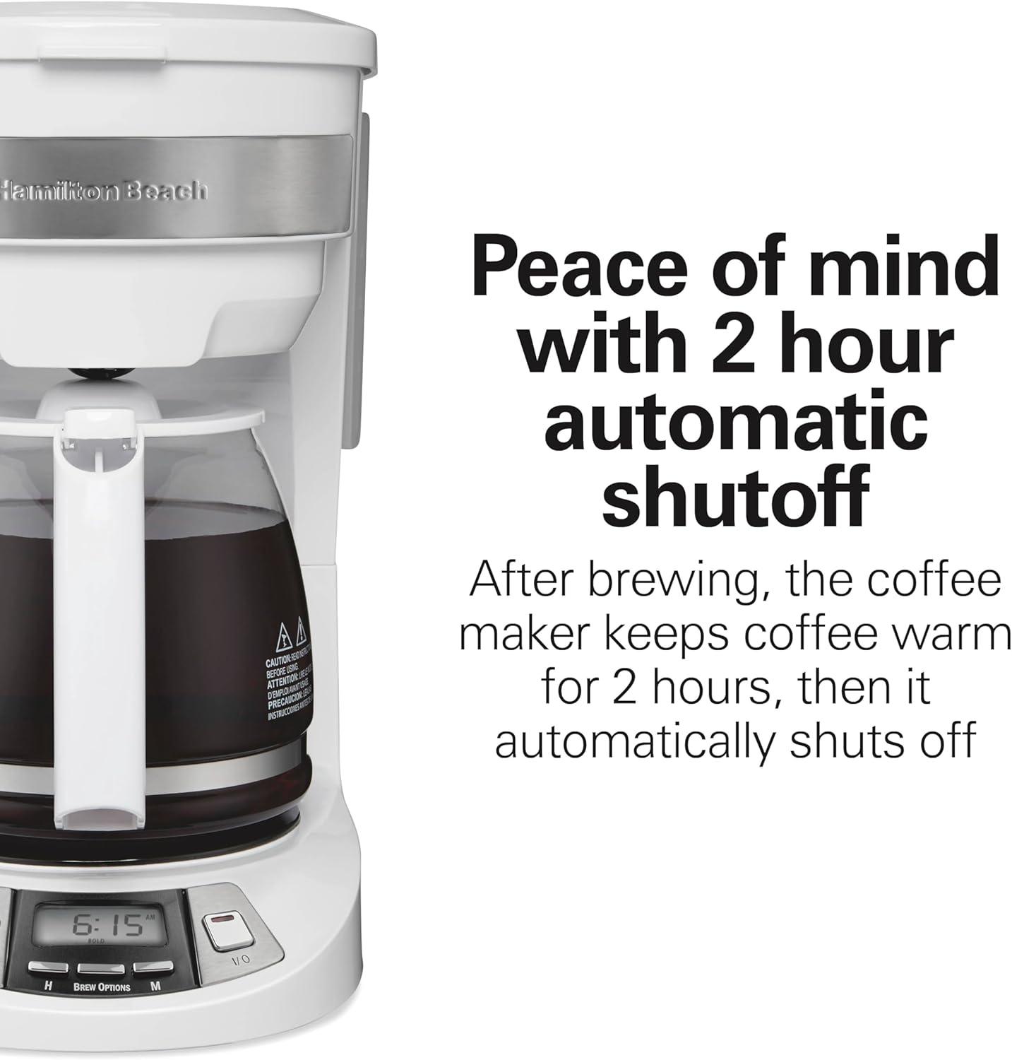 Hamilton Beach® Programmable Coffee Maker 12 Cup Capacity