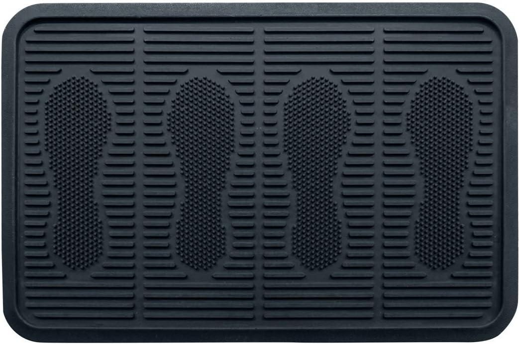 SafetyCare Rubber Shoe & Boot Tray - Multi-Purpose - 24 x 16 Inches - 1 Mat