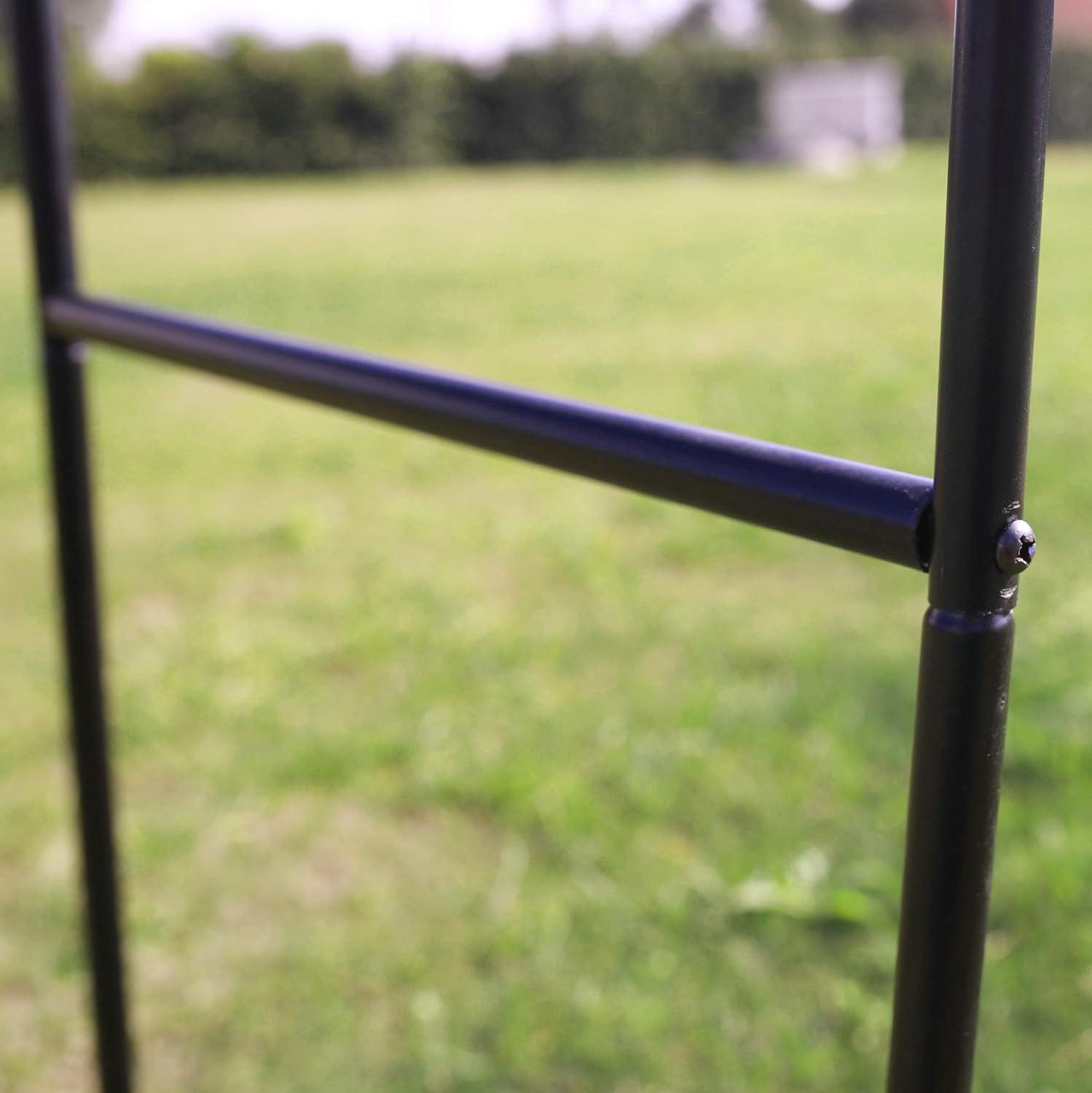 Metal Garden Arch 7.8ft High X 4.5ft Wide Garden Arbor for Various Climbing Plant Outdoor Garden Lawn Backyard Wedding Arch Party Decoration Archway