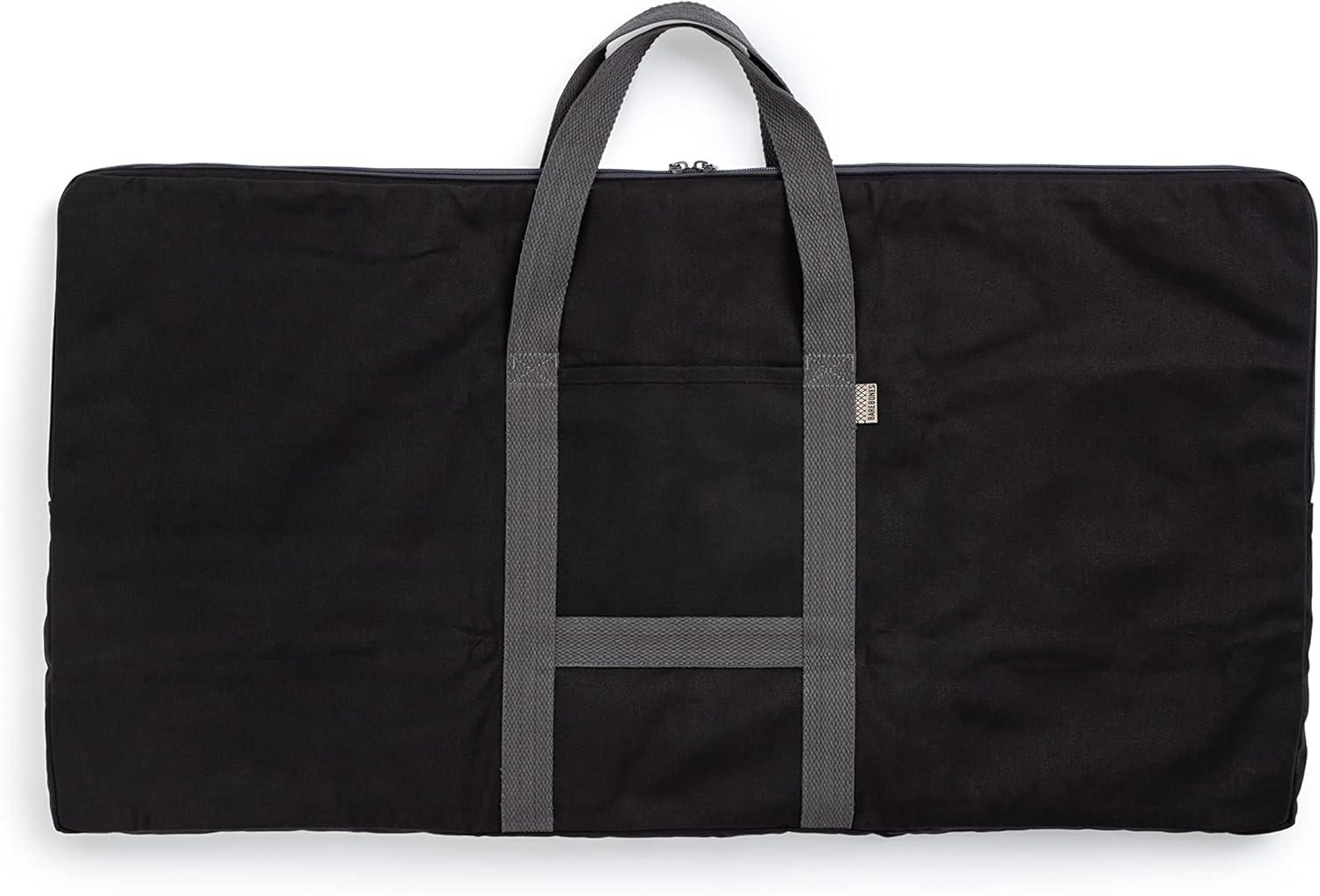 Black Heavy Duty Cotton Canvas Grill Grate Carry Bag