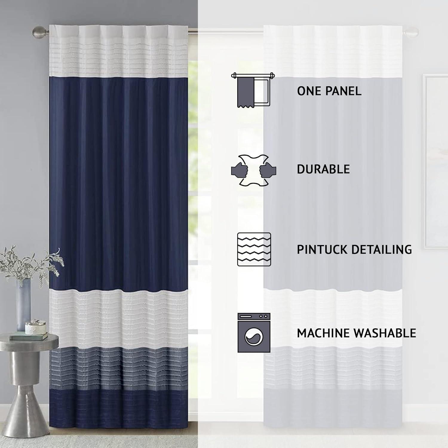 Amherst Polyoni Pintuck Curtain Panel