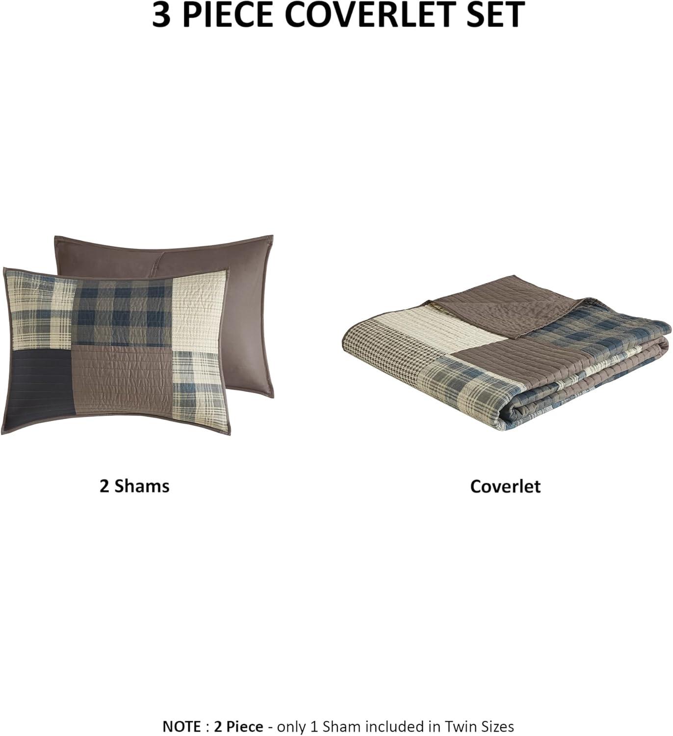 Winter Hills Oversized Cotton Quilt Bedding Set Tan - Woolrich