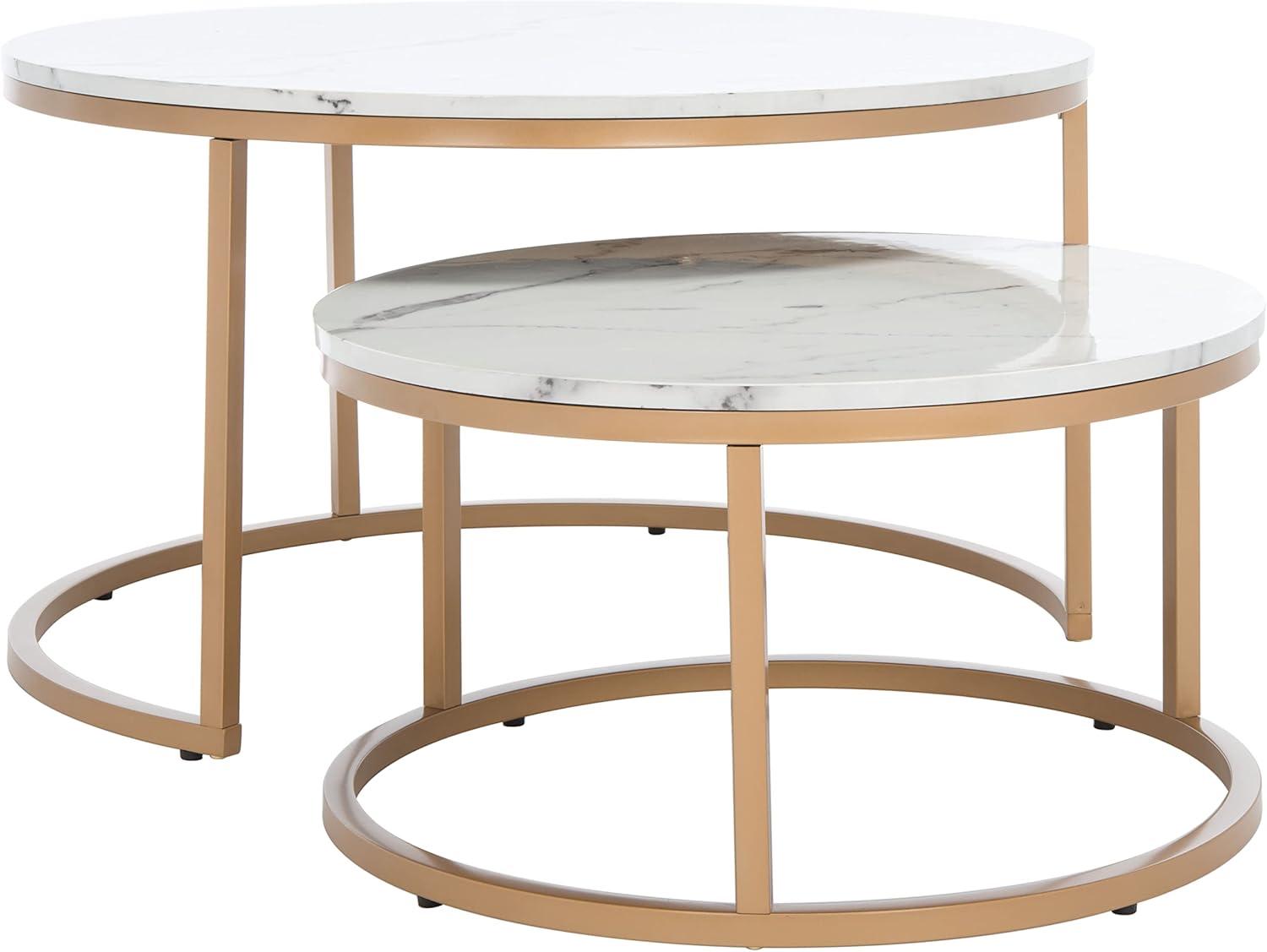 Peppino 2 Round Nest Cof Table - Safavieh