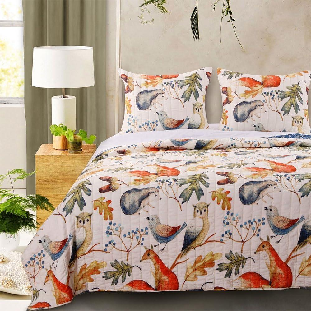 Barefoot Bungalow Willow Reversible Quilt Set