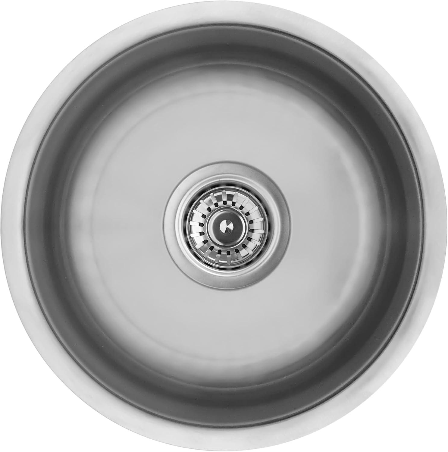 Karran U-1414 Karran 18-Gauge Stainless Steel 14-1/2'' X 14-1/2'' Undermount Bar Sink