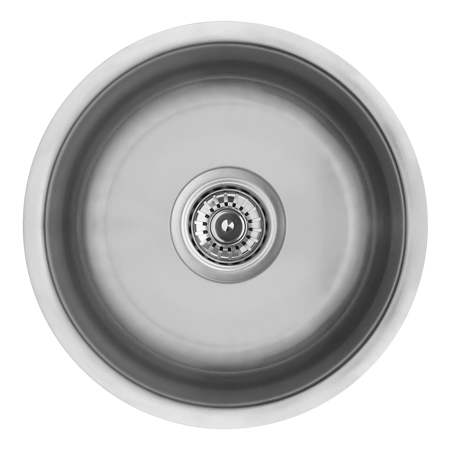 Karran Karran 18-Gauge Stainless Steel 14-1/2'' X 14-1/2'' Undermount Bar Sink U-1414