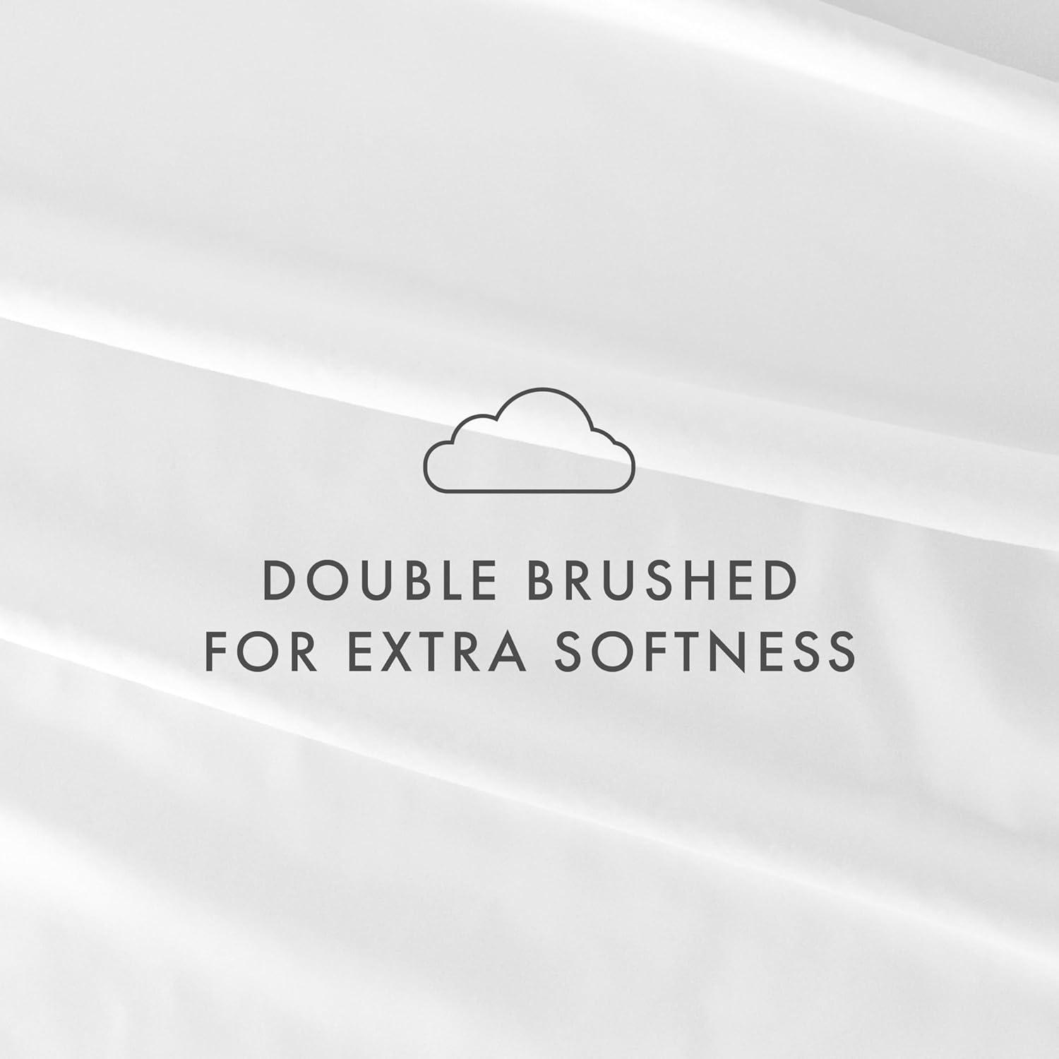 Linen Market 6 Piece Bed Sheet Set, White, King