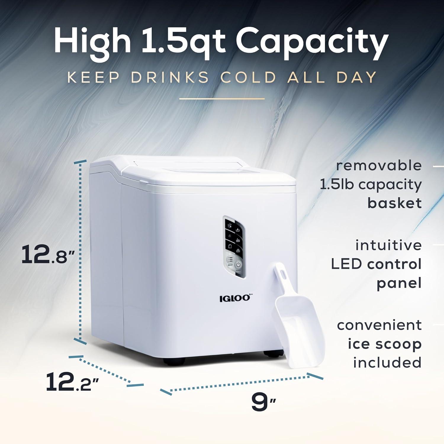 Igloo Igloo Automatic Self-Cleaning 26-Pound Ice Maker