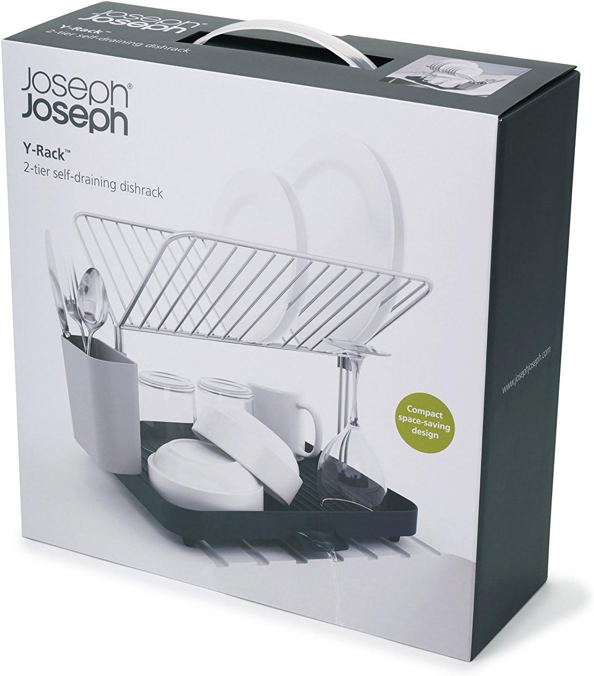 Joseph Joseph Y-rack 2-tier Dish Drainer - Gray