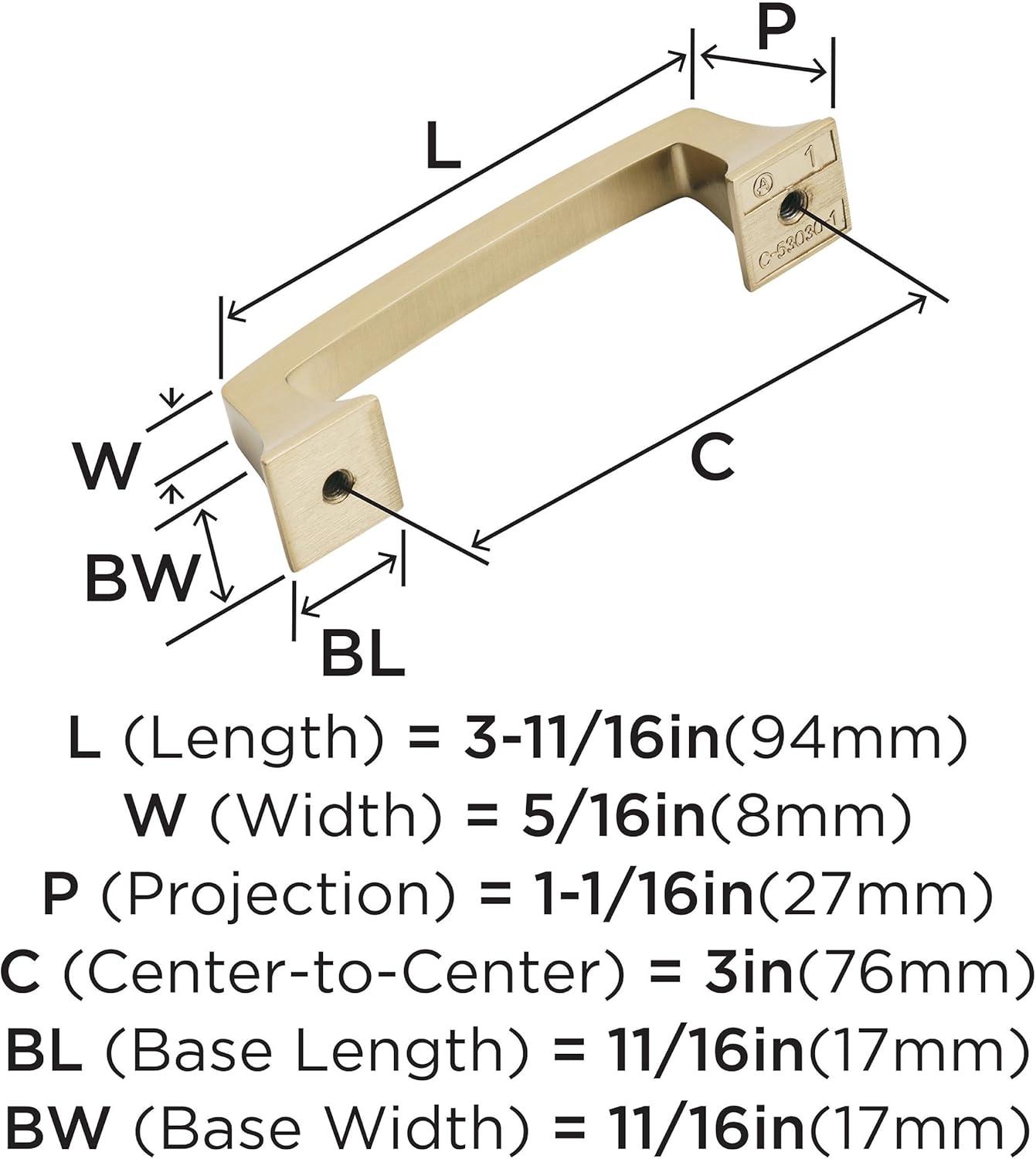 Mulholland 3" Center to Center Bar Pull