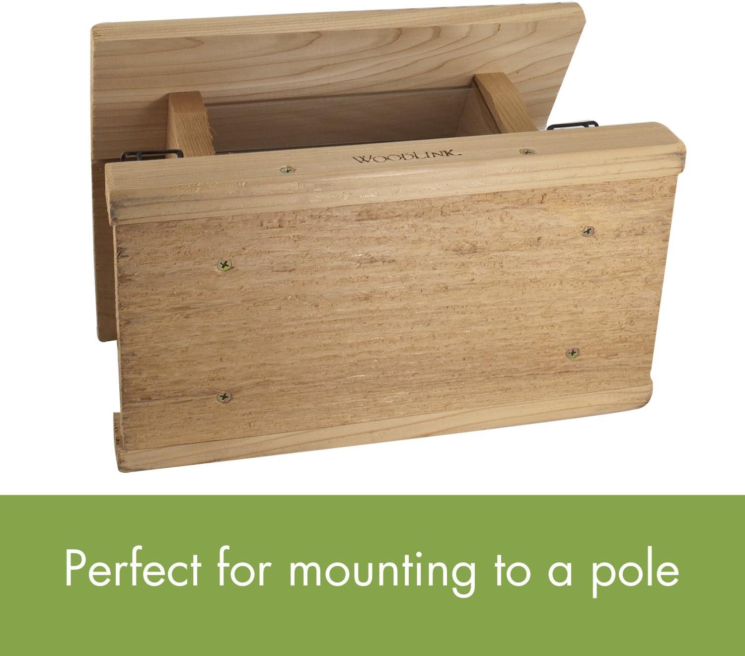 Woodlink Wood Hanging Hopper Bird Feeder