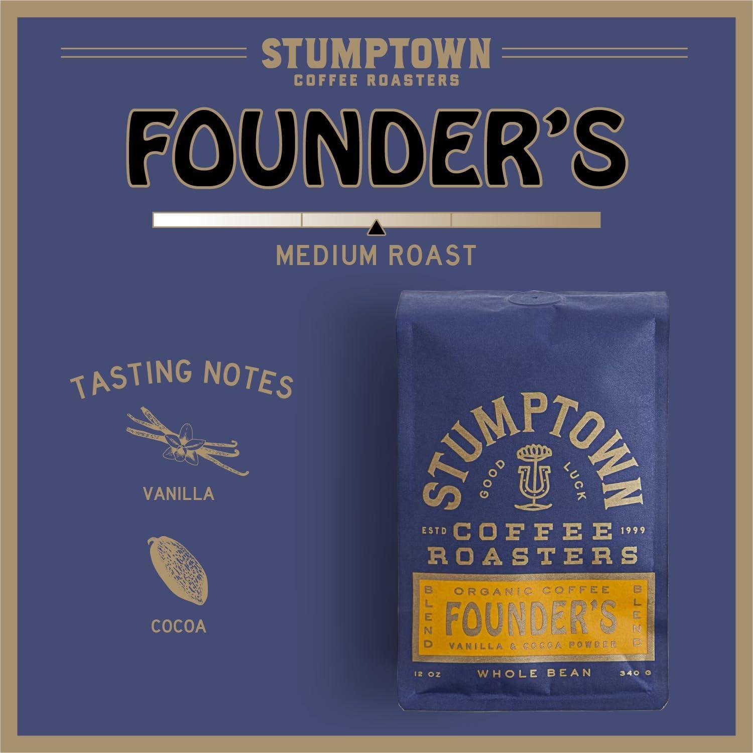 Stumptown Founders Whole Bean Dark Roast Coffee - 12oz