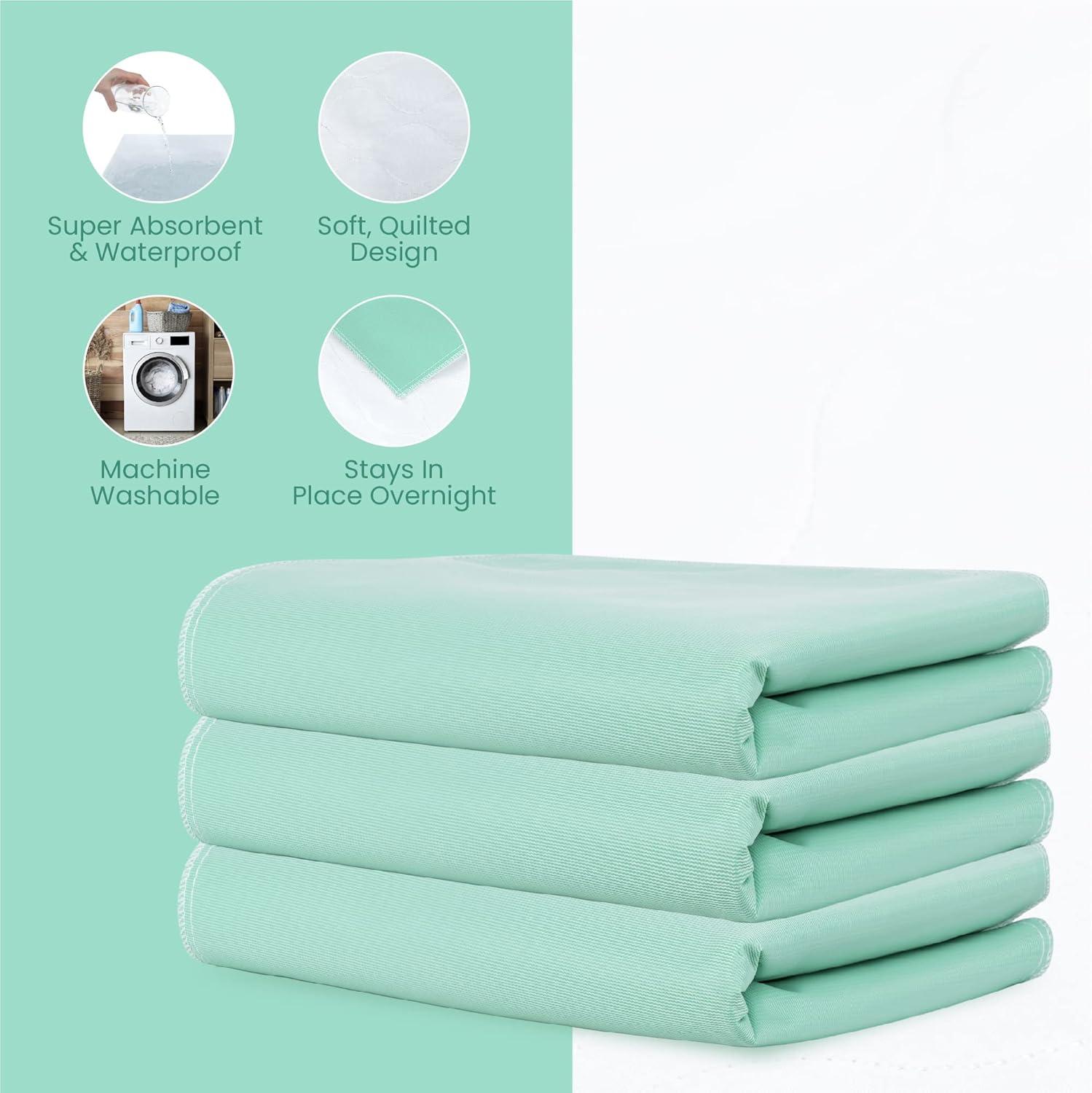 Inspire Washable and Reusable Incontinence Chair Pads | 3 Pack Chucks Pads (18 X 24)