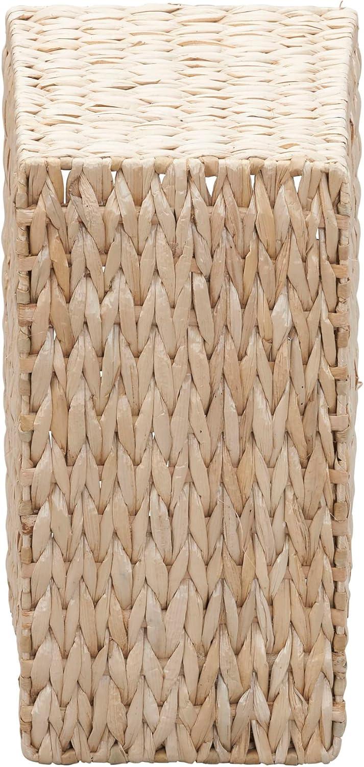 Household Essentials Woven Seagrass Side-by-Side Magazine Rack