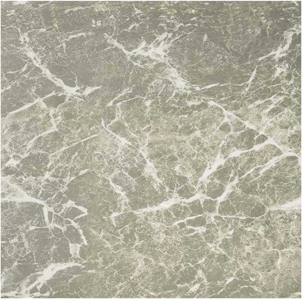 Achim Nexus 12" x 12" Peel & Stick Vinyl Floor Tiles - 20 Tiles/20 sq. ft., Grey Marble