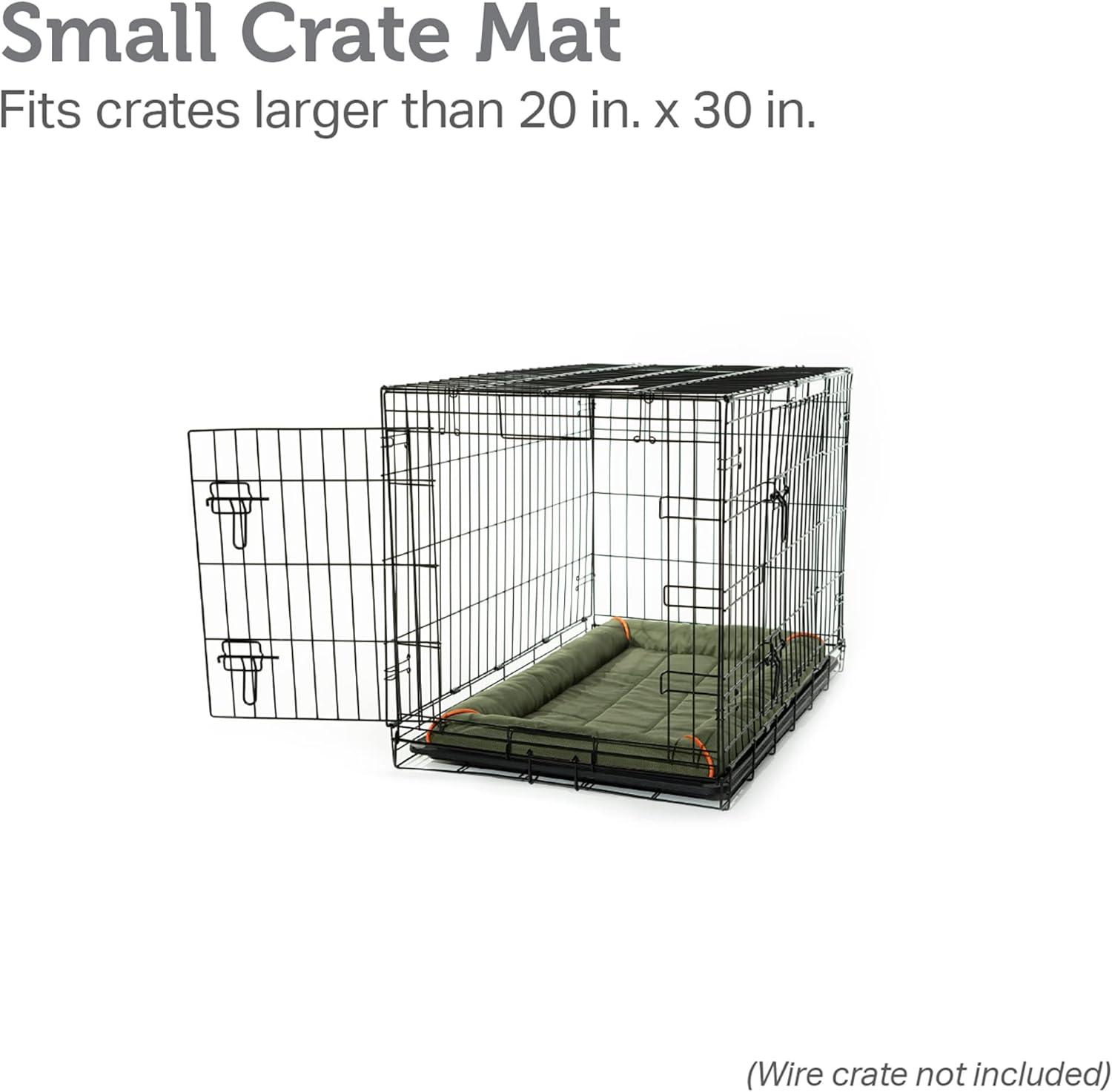 Friends Forever Nova Bolster Dog Bed Crate Pad, Washable Dog Mat for Raised Dog Bed and Dog Crate Bed