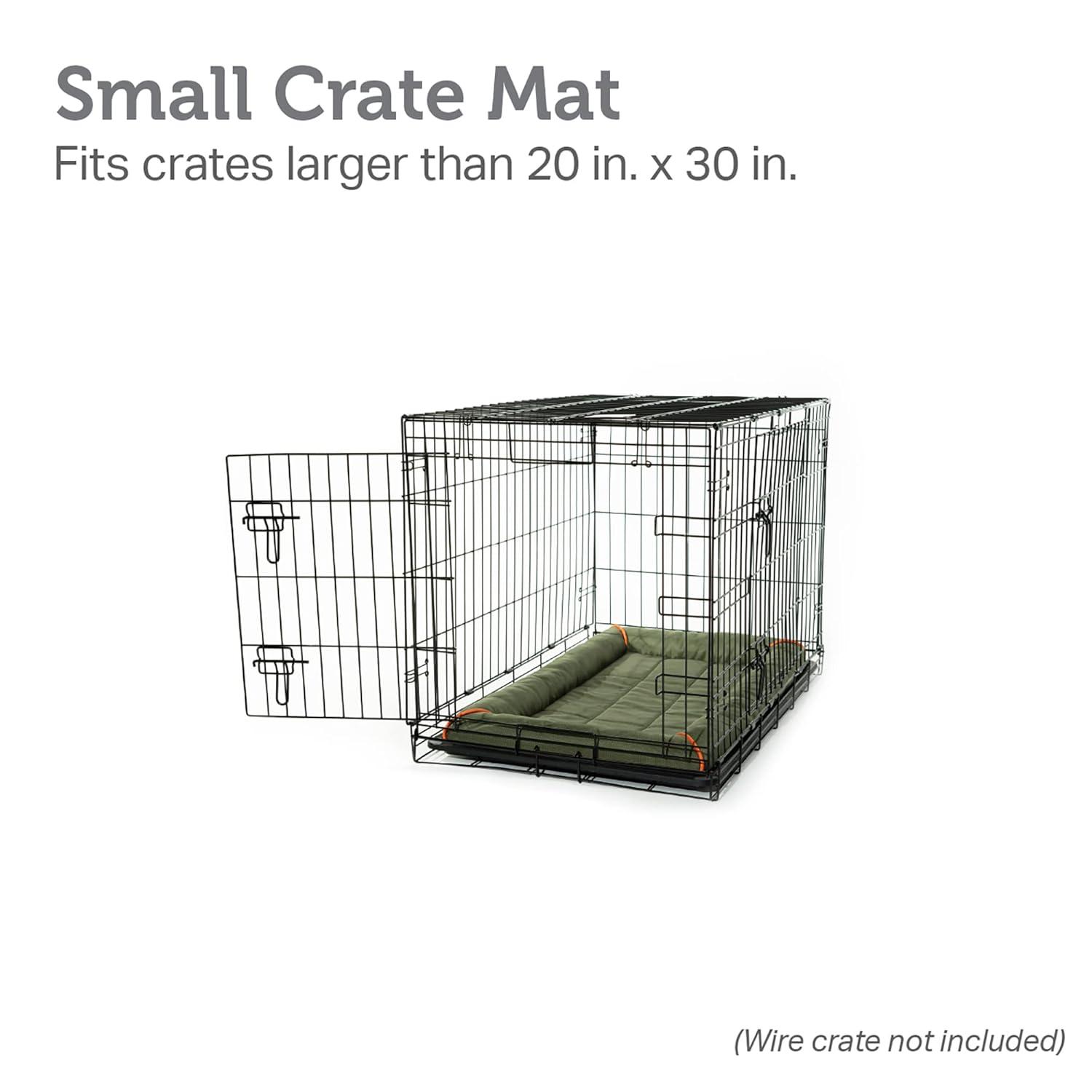 Friends Forever Nova Bolster Dog Bed Crate Pad, Washable Dog Mat for Raised Dog Bed and Dog Crate Bed