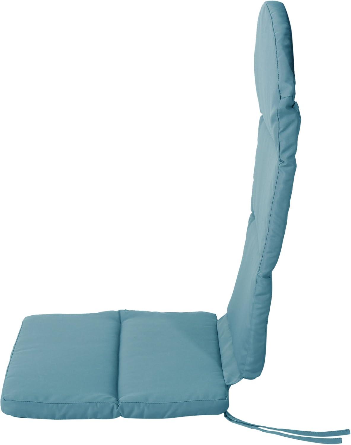 GDF Studio Terry Outdoor Water-Resistant Adirondack Chair Cushion, Dark Teal