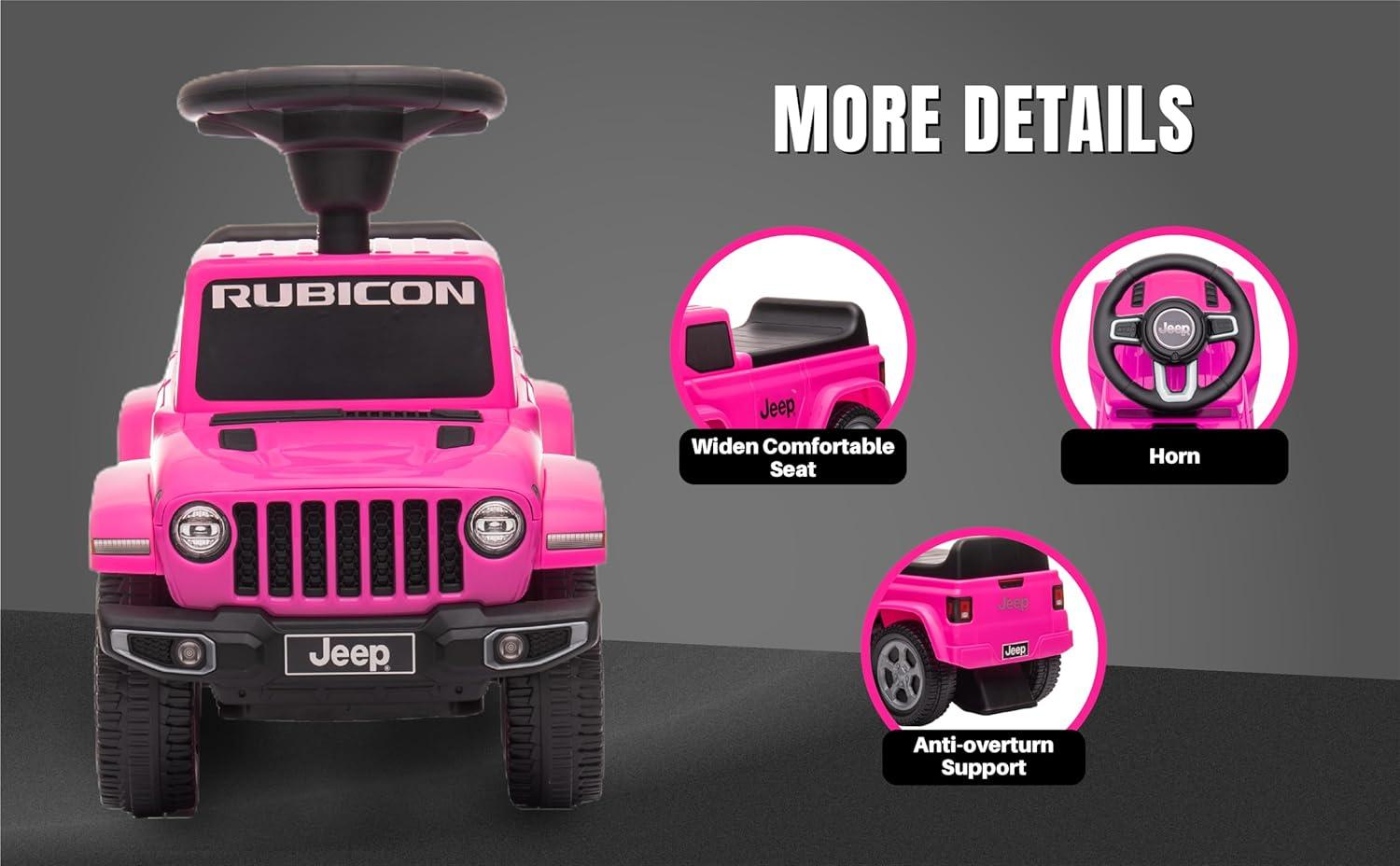 Best Ride On Cars Jeep Gladiator Push Car Red