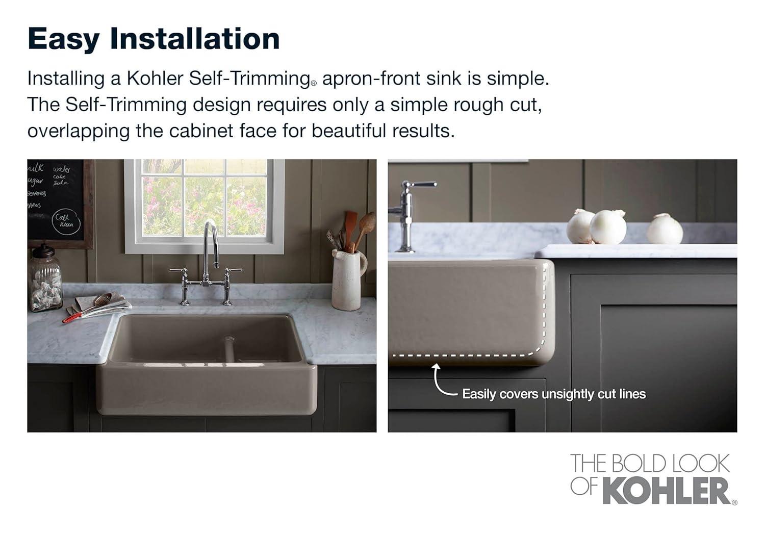 Whitehaven® 30" L x 22" W Farmhouse Kitchen Sink