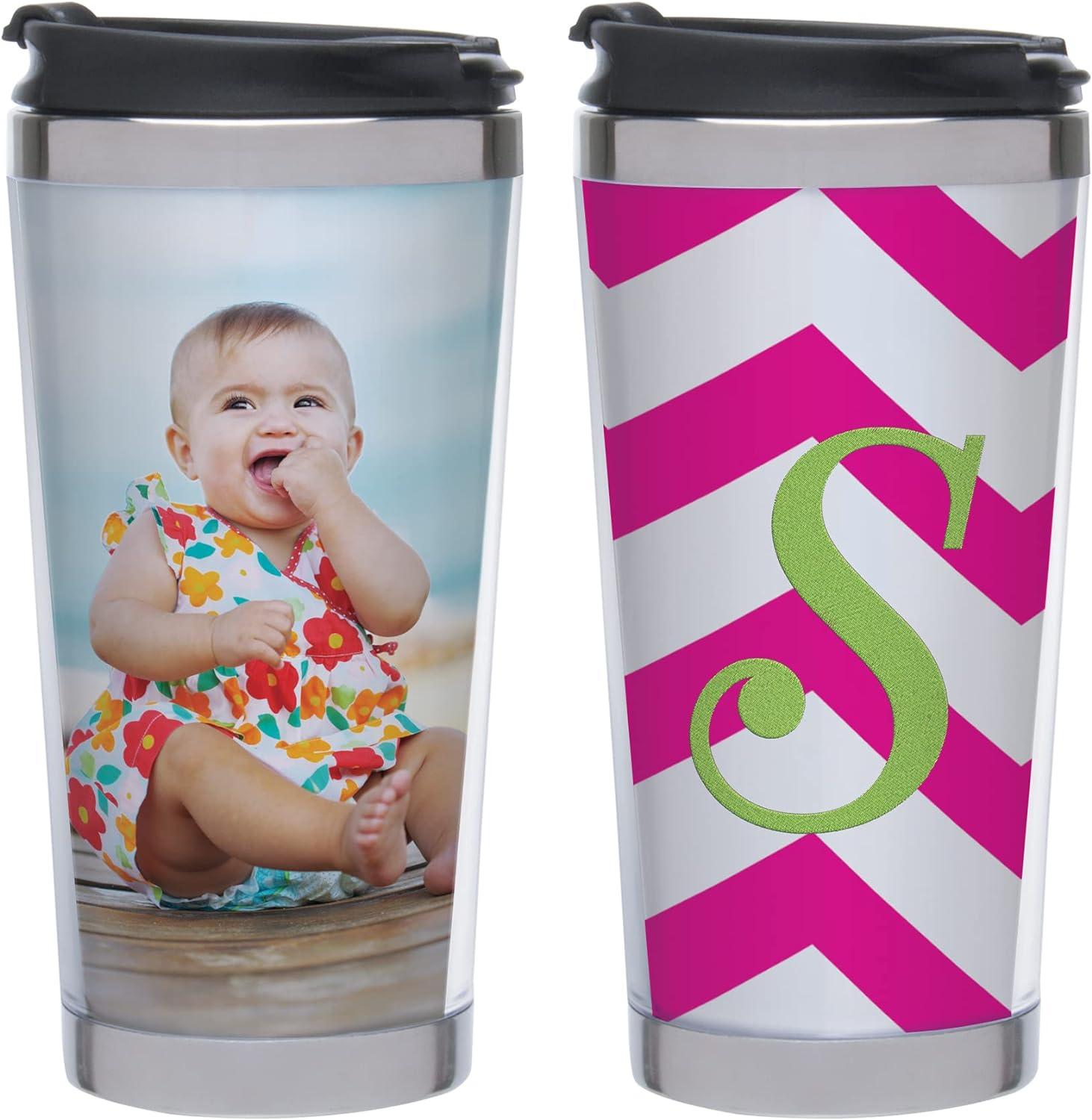 Thermo-Temp 12 oz. Stainless Steel Photo Travel Tumbler