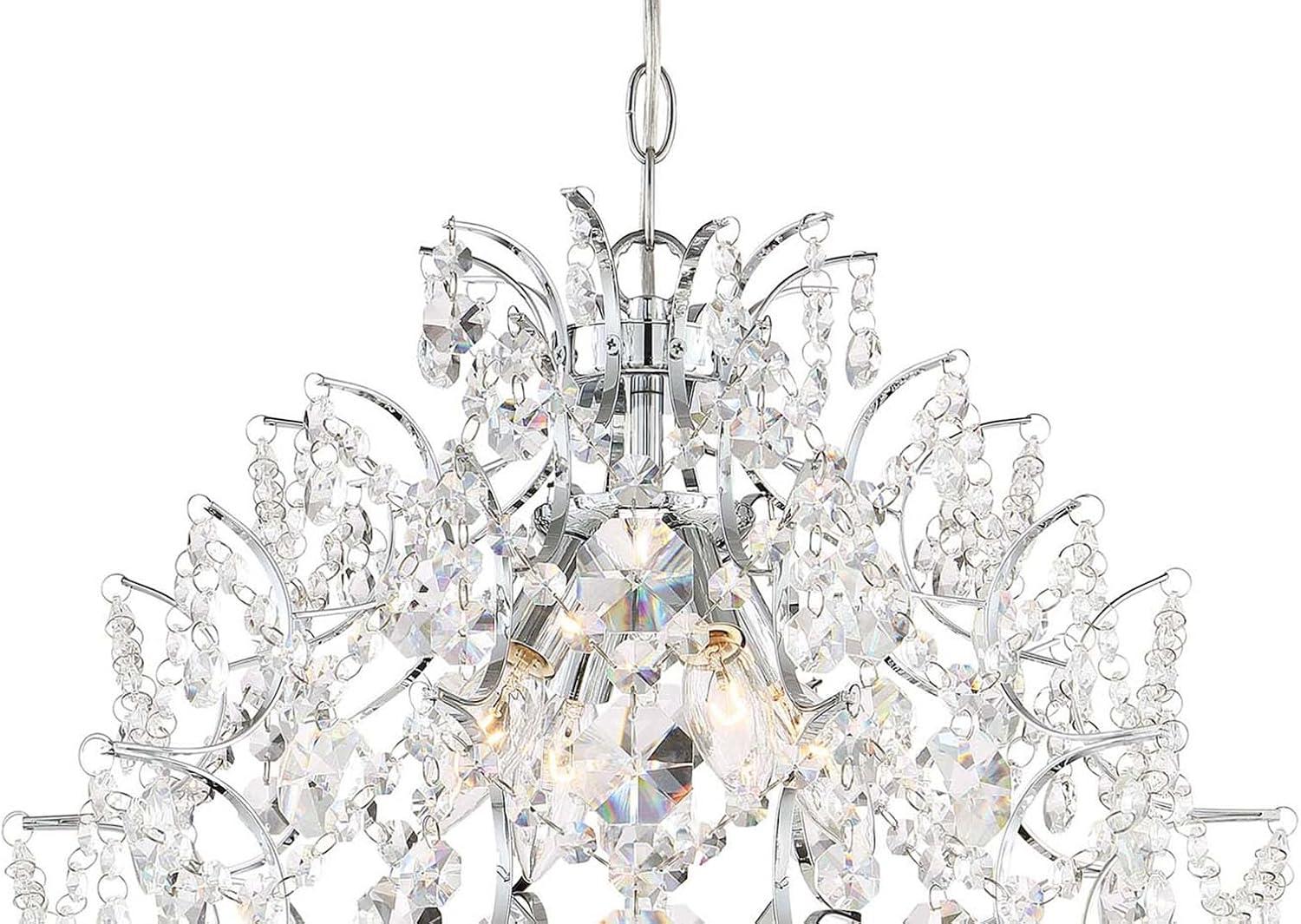 Minka Lavery Minka-Lavery Isabella's Crown 18" Wide Chrome Crystal Chandelier
