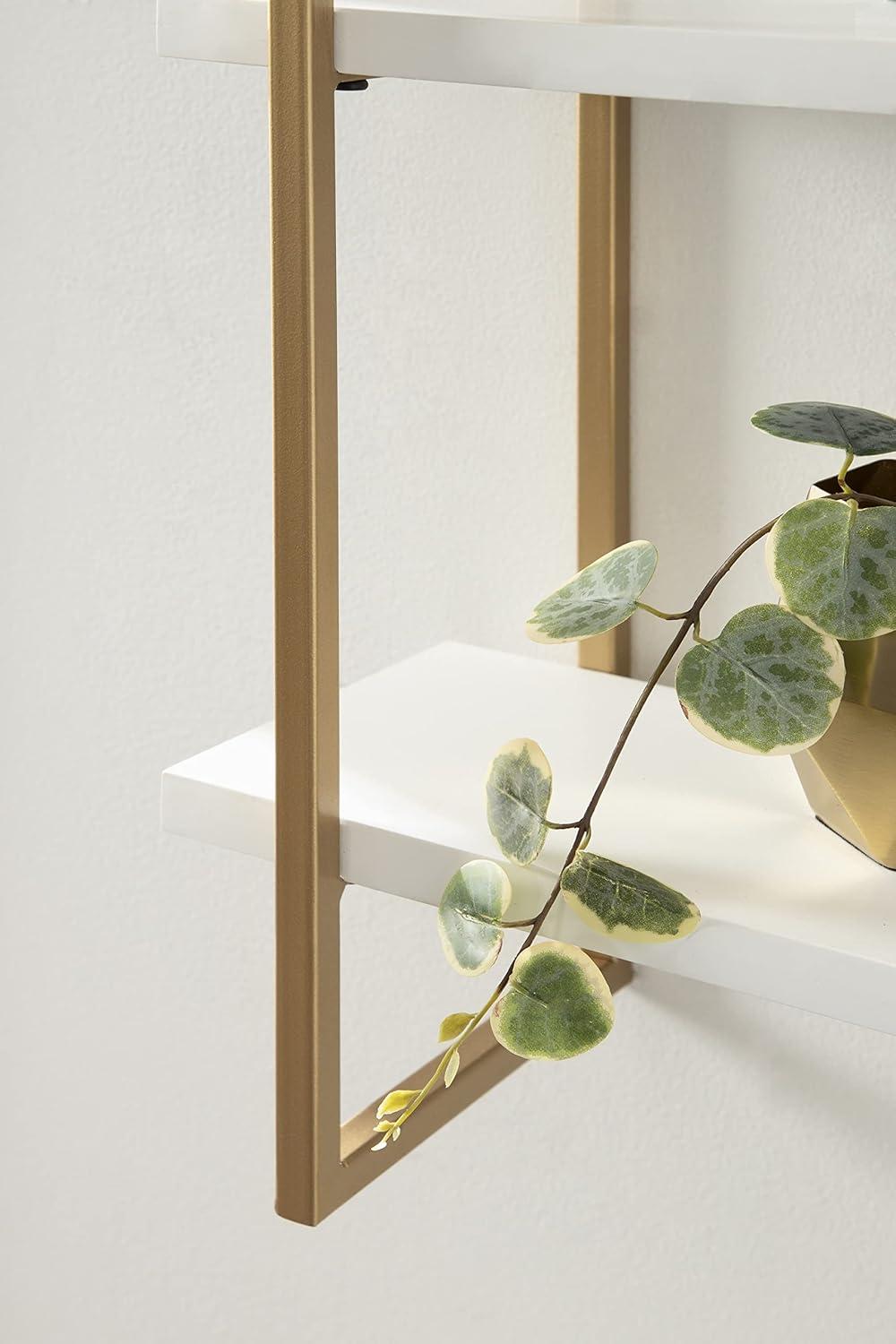 Kate and Laurel 3 Piece Solid Wood Tiered Shelf