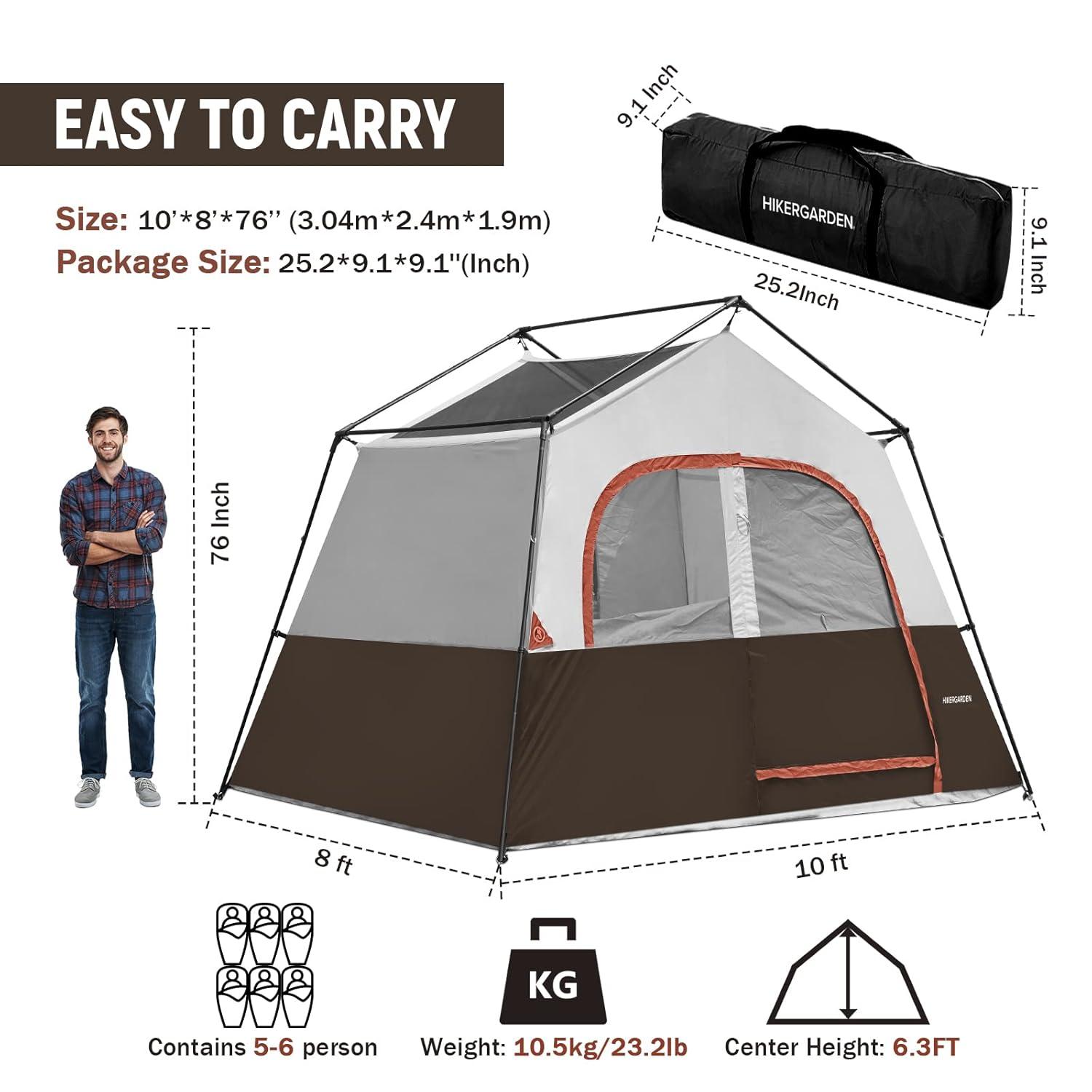 HIGEMZ 6 Person Tent