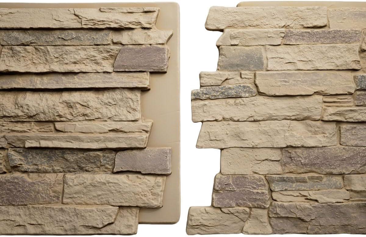 Acadia Ledge Stacked Faux Stone Wall Paneling