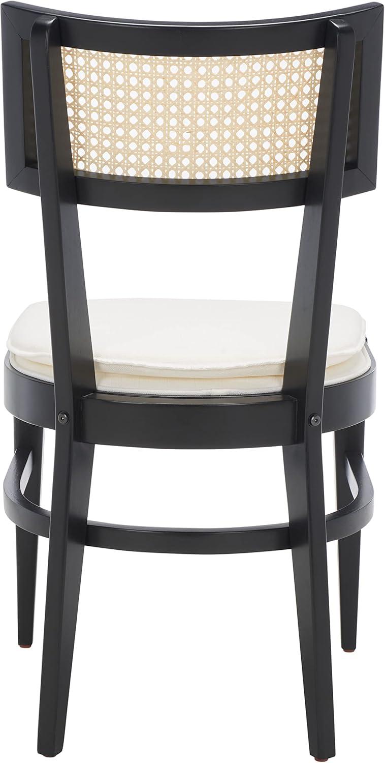 Galway Cane Dining Chair - DCH1007 - Black/Natural - Safavieh