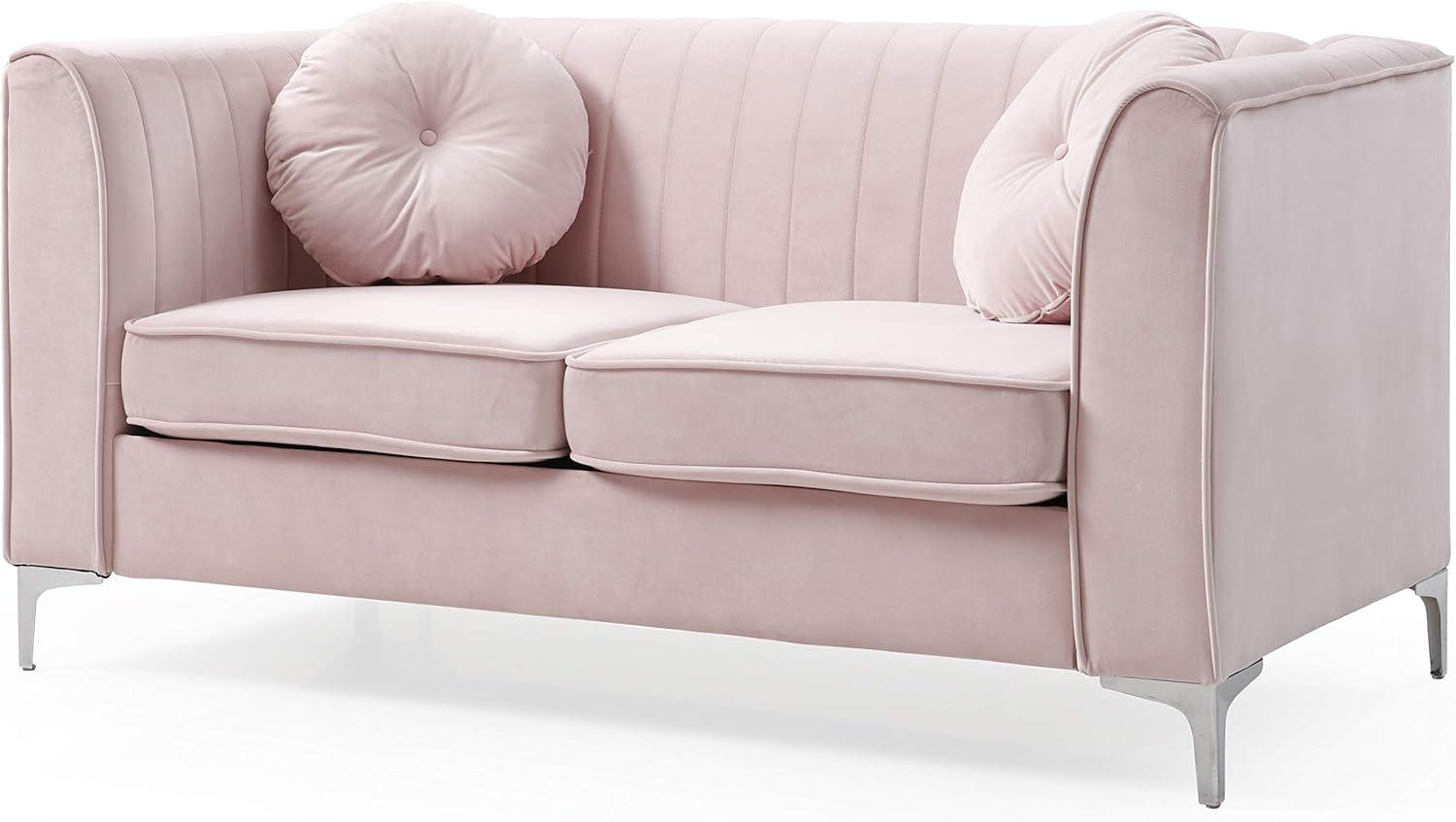 Melrose 65'' Velvet Loveseat