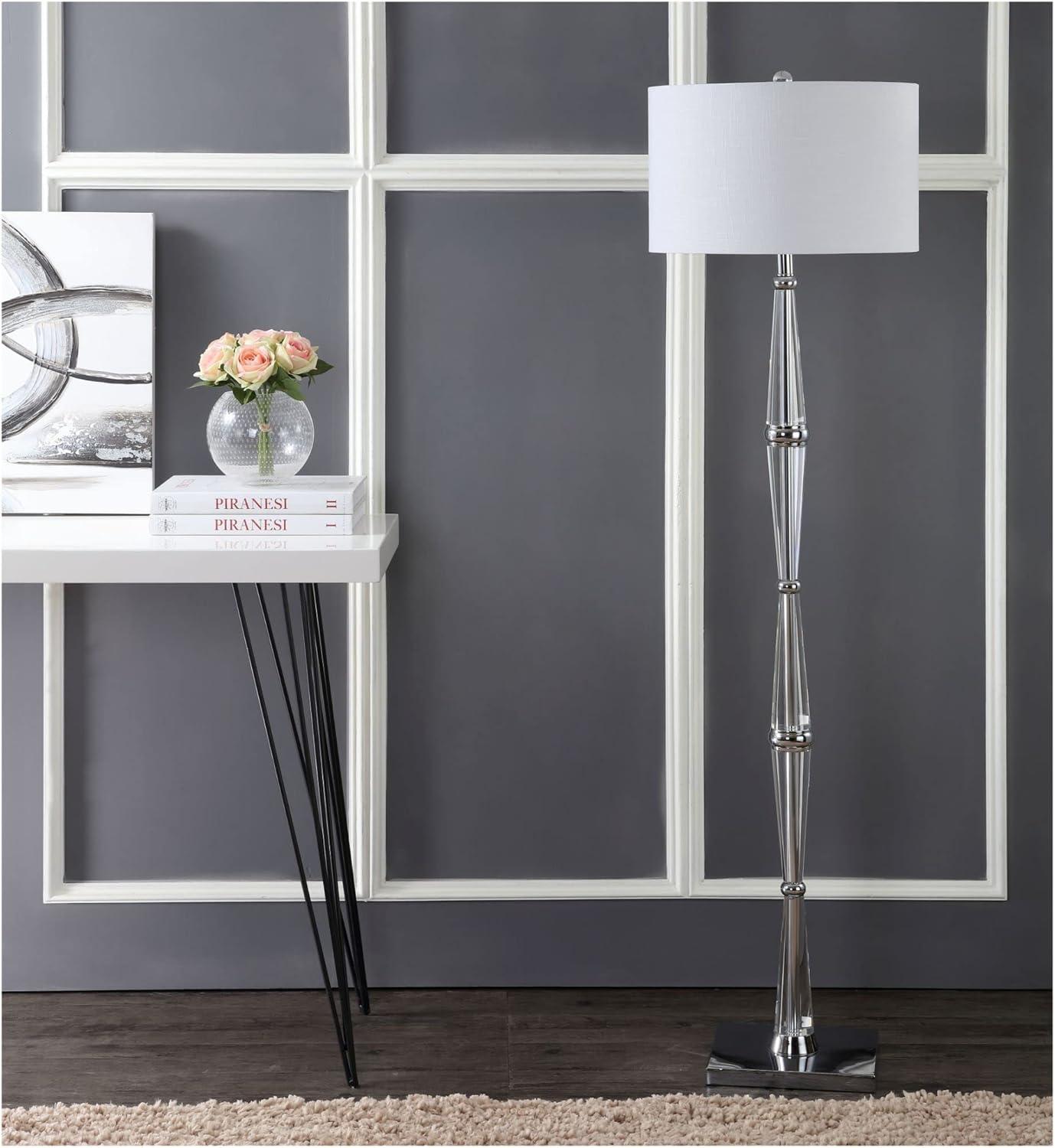 JONATHAN Y Francine Crystal LED Floor Lamp