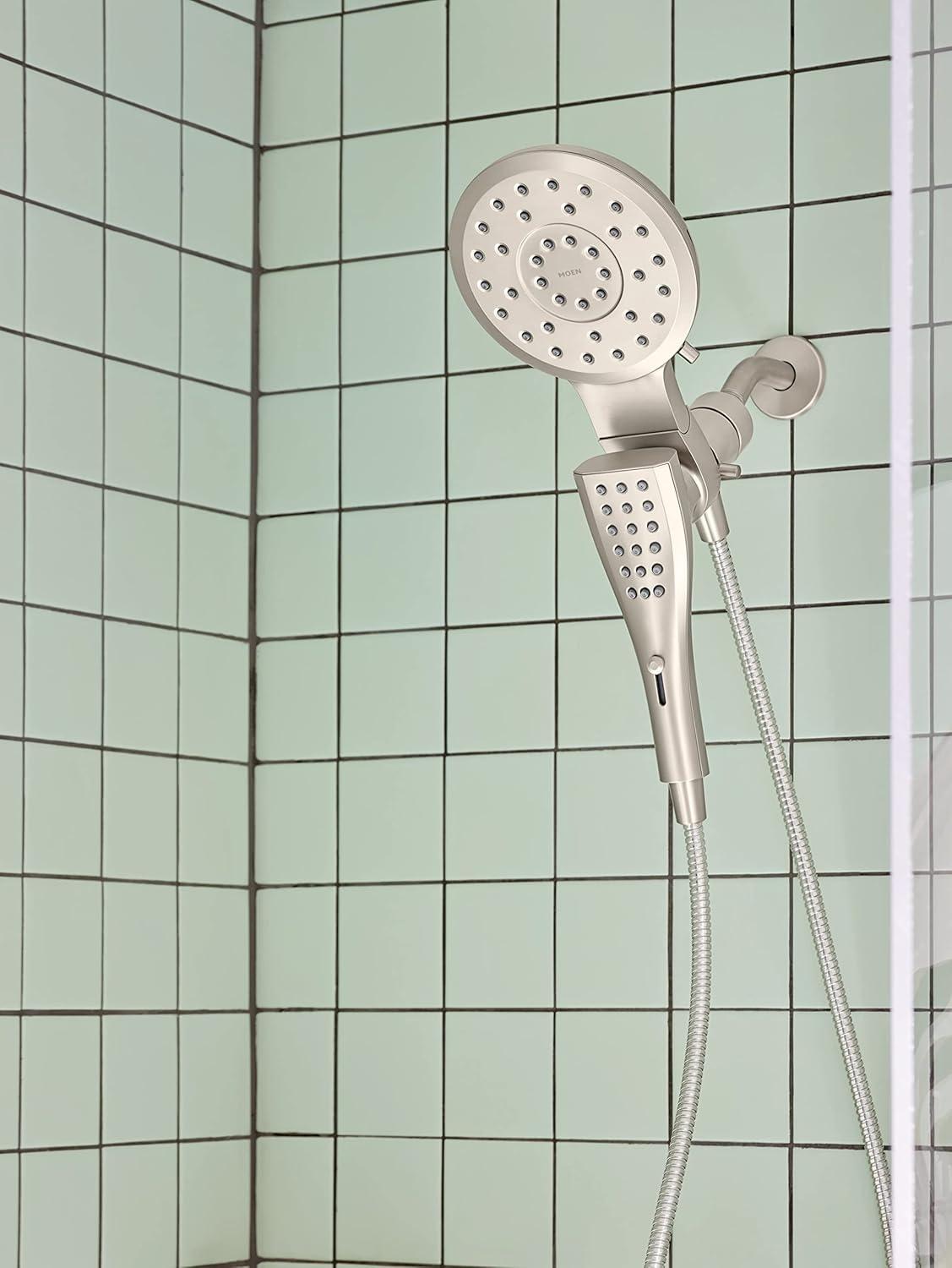 Verso 1.75 GPM Rainshower/Handshower Combination with Infiniti Dial and Magnetix Docking